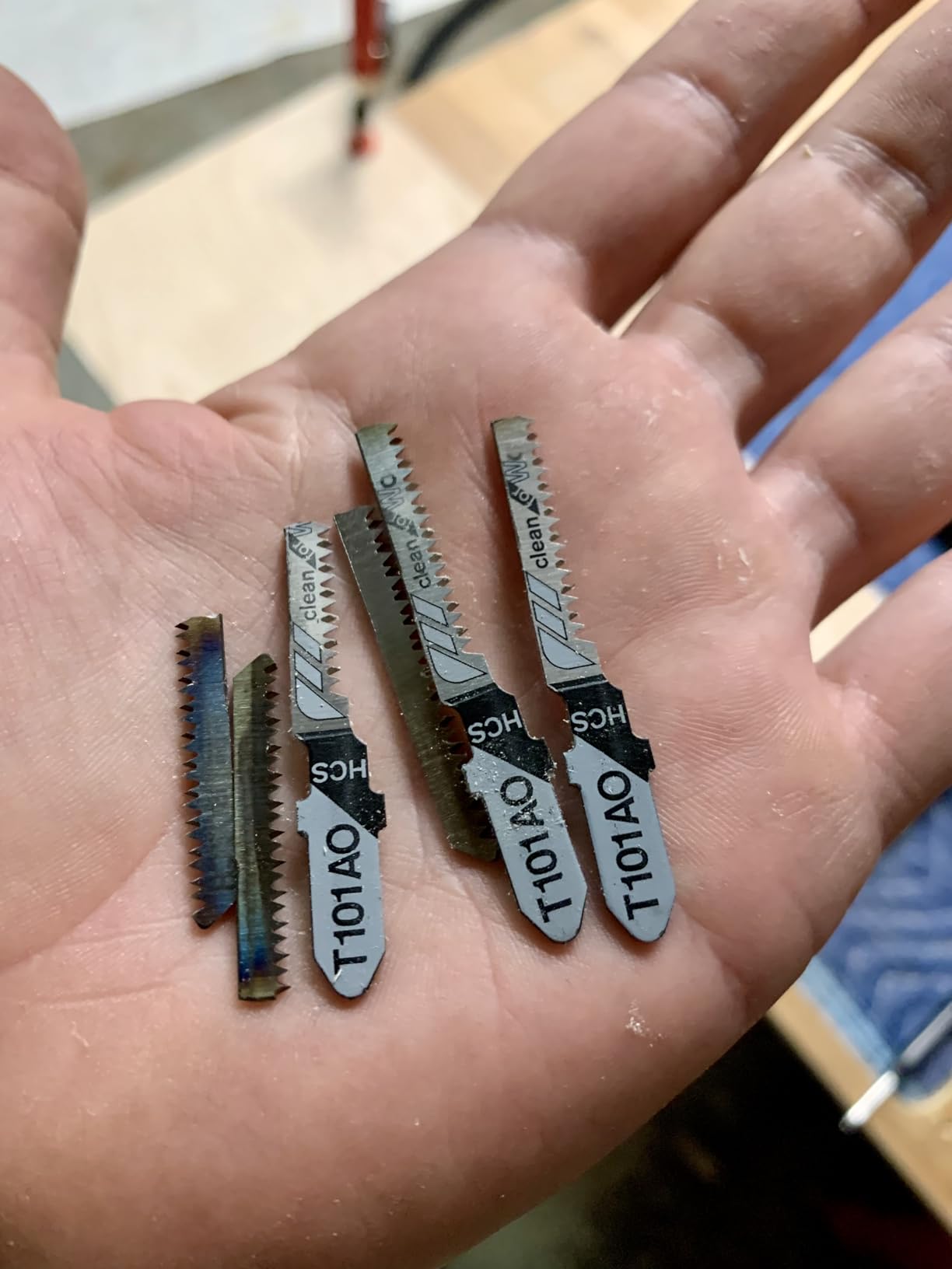 Bosch T101AO 5 pc. 3-1/4 in. 20 TPI Clean for Wood T-Shank Jig Saw Blades customer photo 2