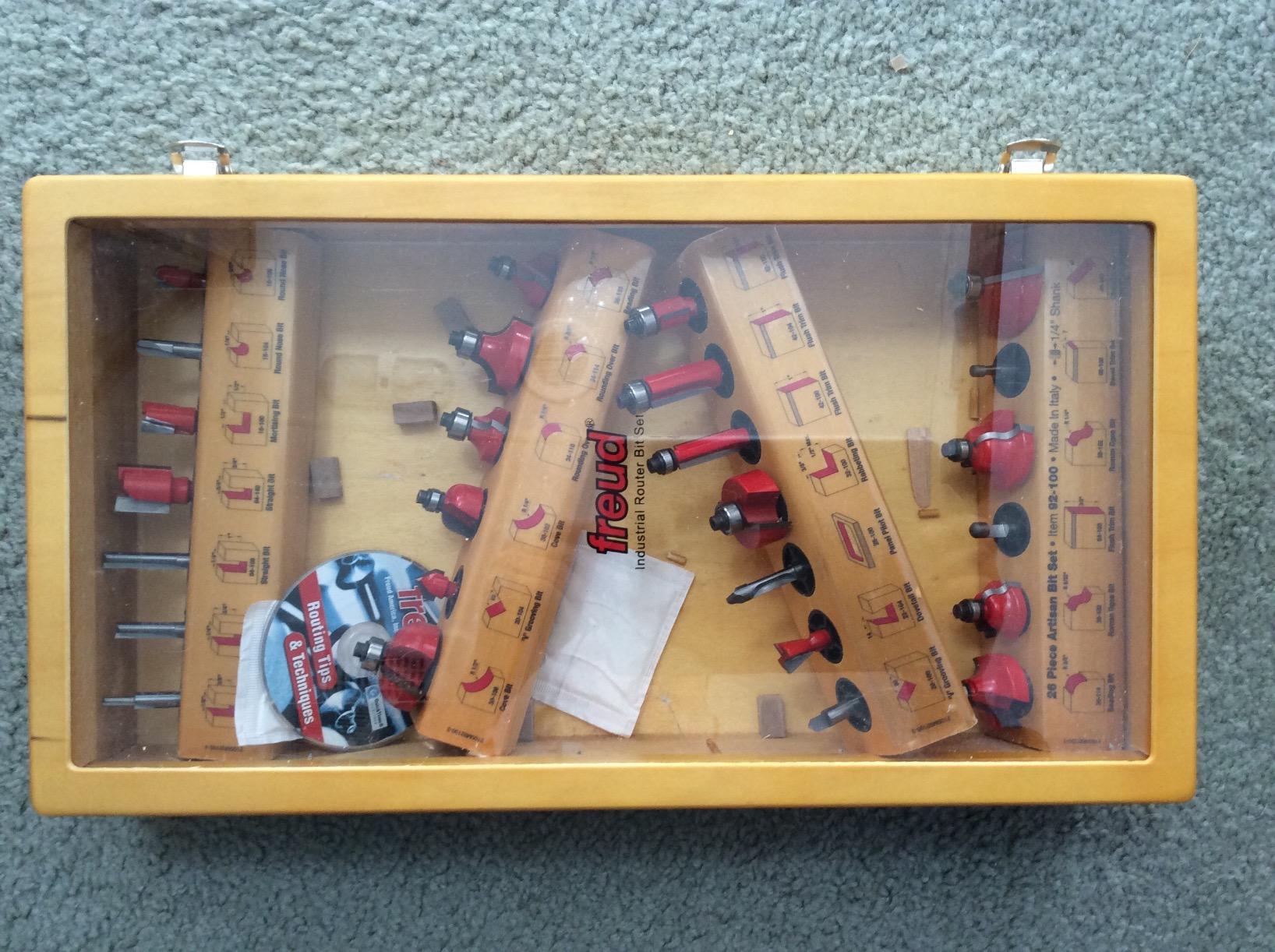 Freud 92-100 26 Piece Artisan Router Bit Set | TiCo Hi-Density Carbide, Perma-SHIELD Coating customer photo 1