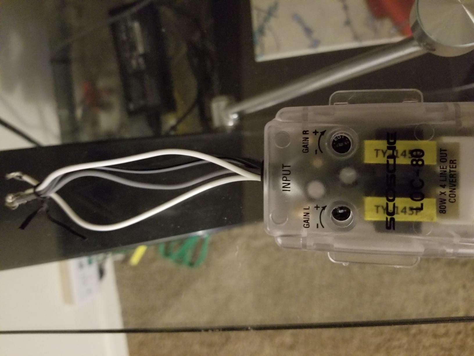 Scosche LOC80 Line Output Converter - 2 Channel High/Low RCA Converter Car Audio customer photo 2