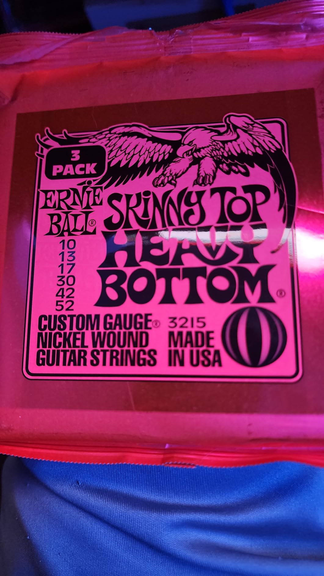 Ernie Ball Beefy Slinky Nickel Wound Electric Guitar Strings, 11-54 Gauge (P02627) customer photo 1