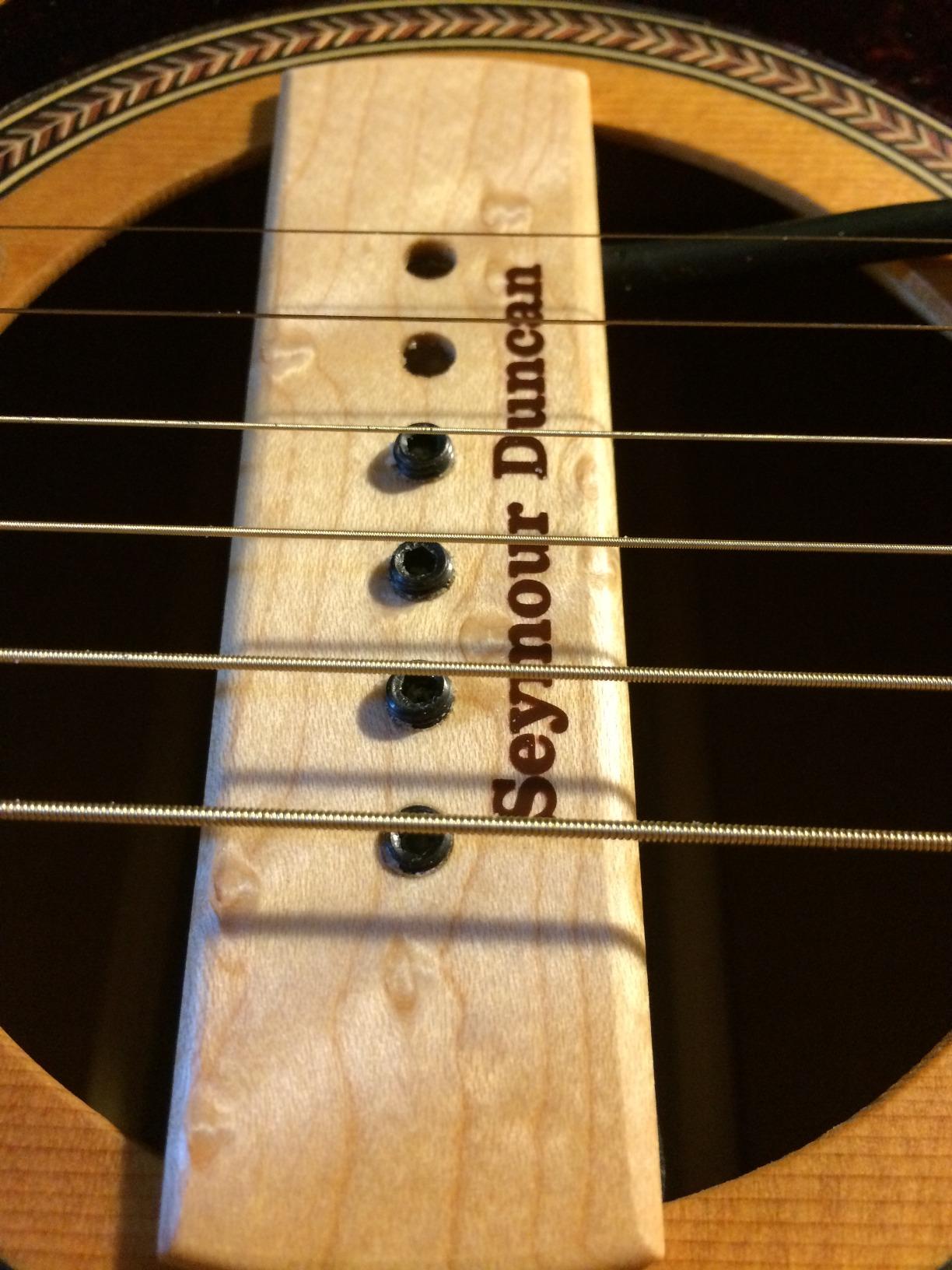 Seymour Duncan Woody XL - Maple - Acoustic Guitar Pickup customer photo 2
