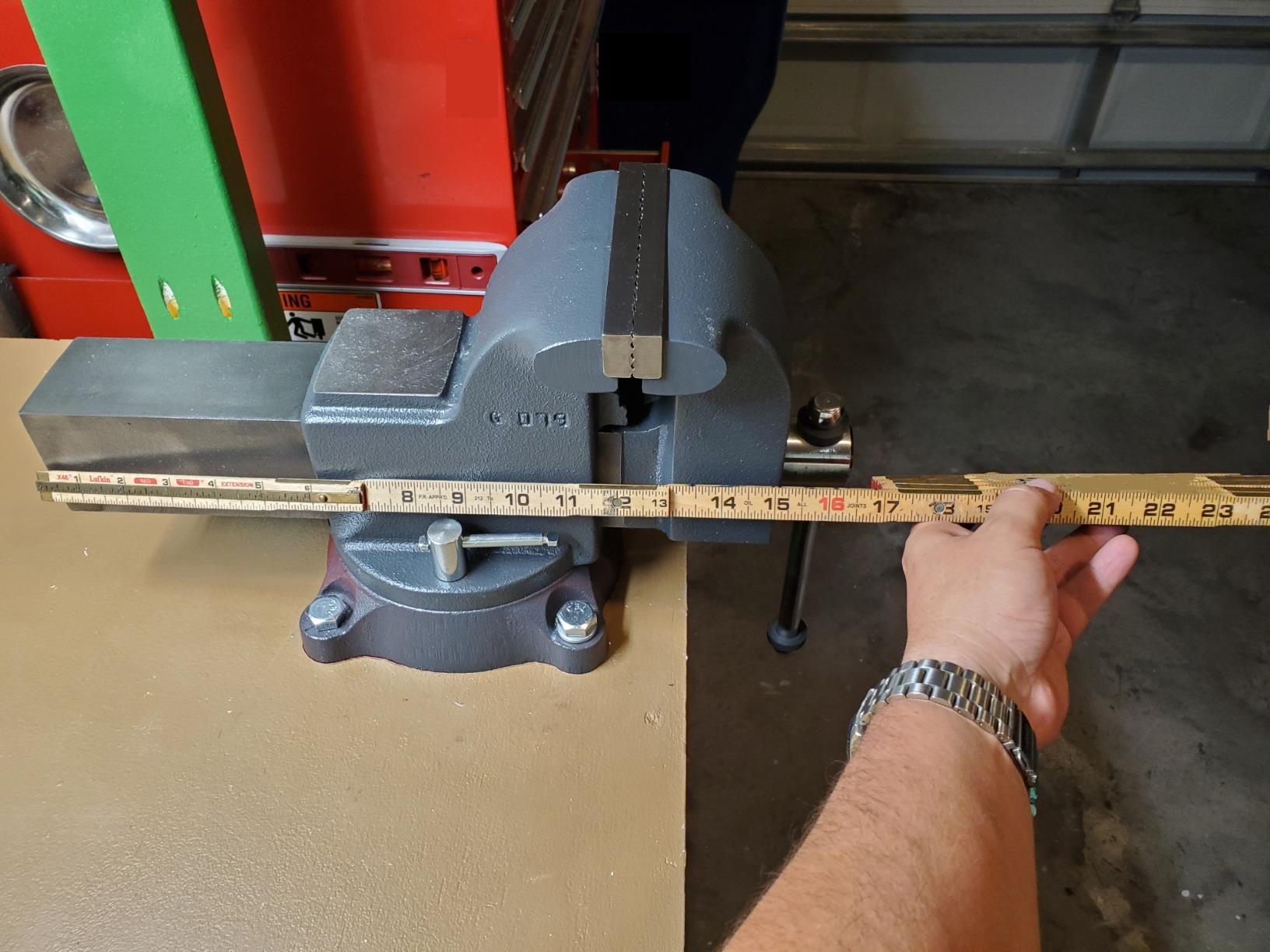 Wilton shop bench vise, 8