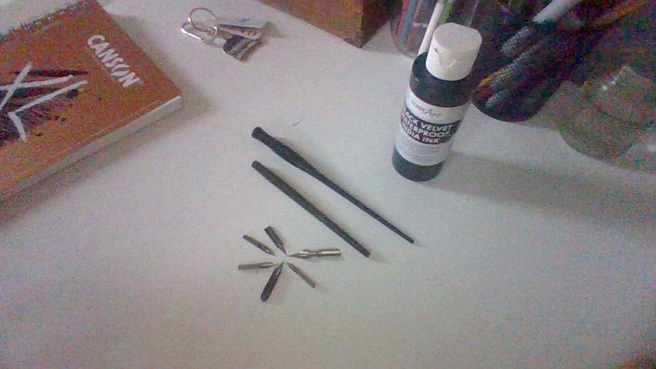 Speedball Sketching Set with Penholders and Pens, Set of 8 (SB2964), Black customer photo 1
