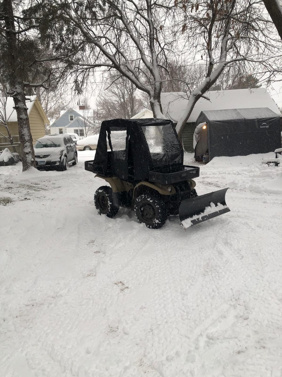 Raider 02-1400 Black Universal Heavy Polyester Waterproof ATV Cab Enclosure and Cabin Cover customer photo 1