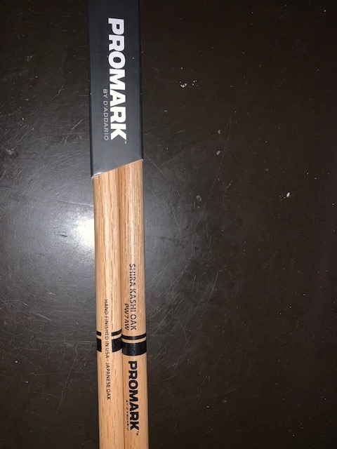ProMark Neil Peart 747 Shira Kashi Oak Drumsticks, Wood Tip, One Pair customer photo 1