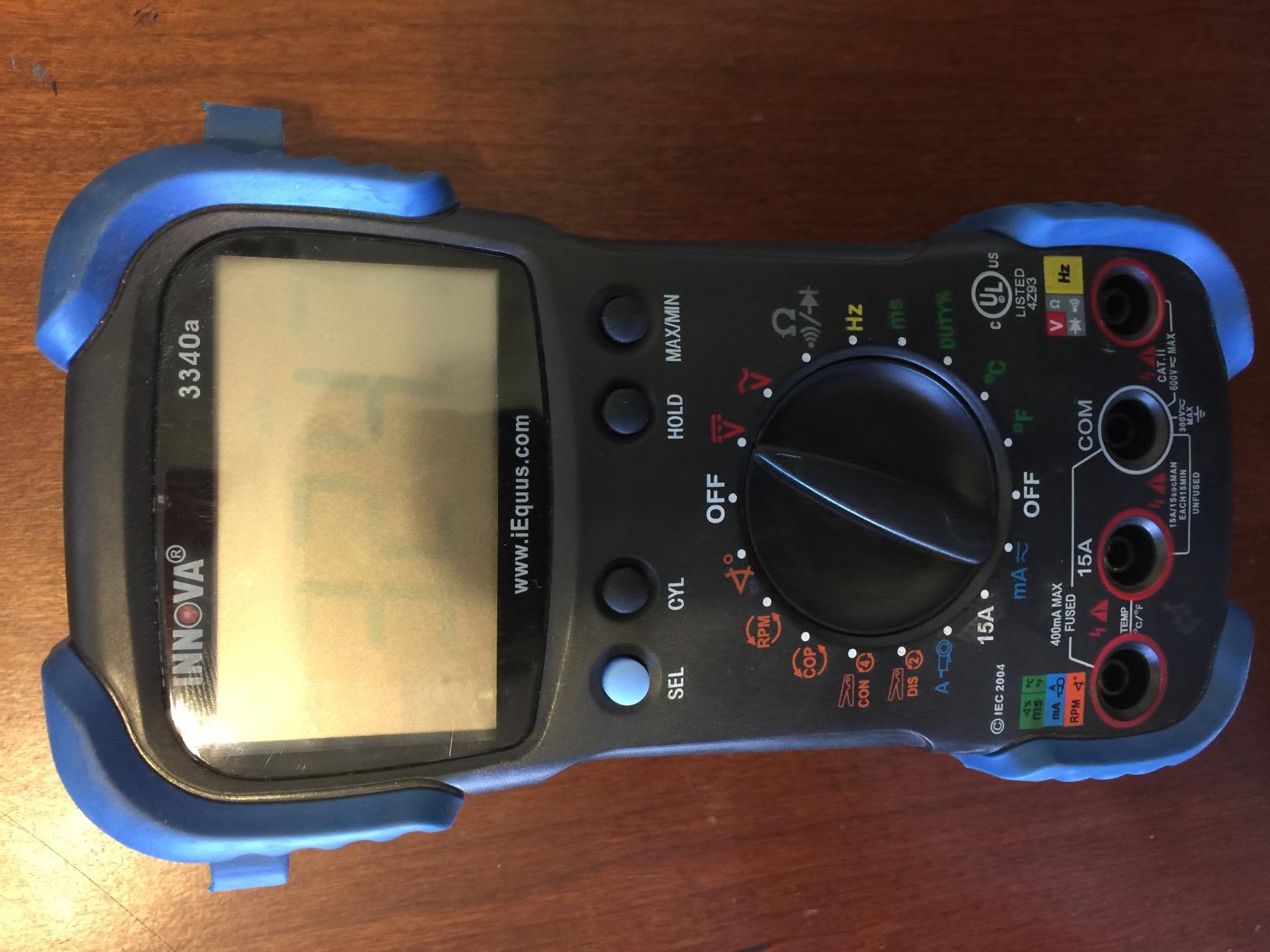 Innova 3340 Professional Automotive Digital Multimeter, Black customer photo 1