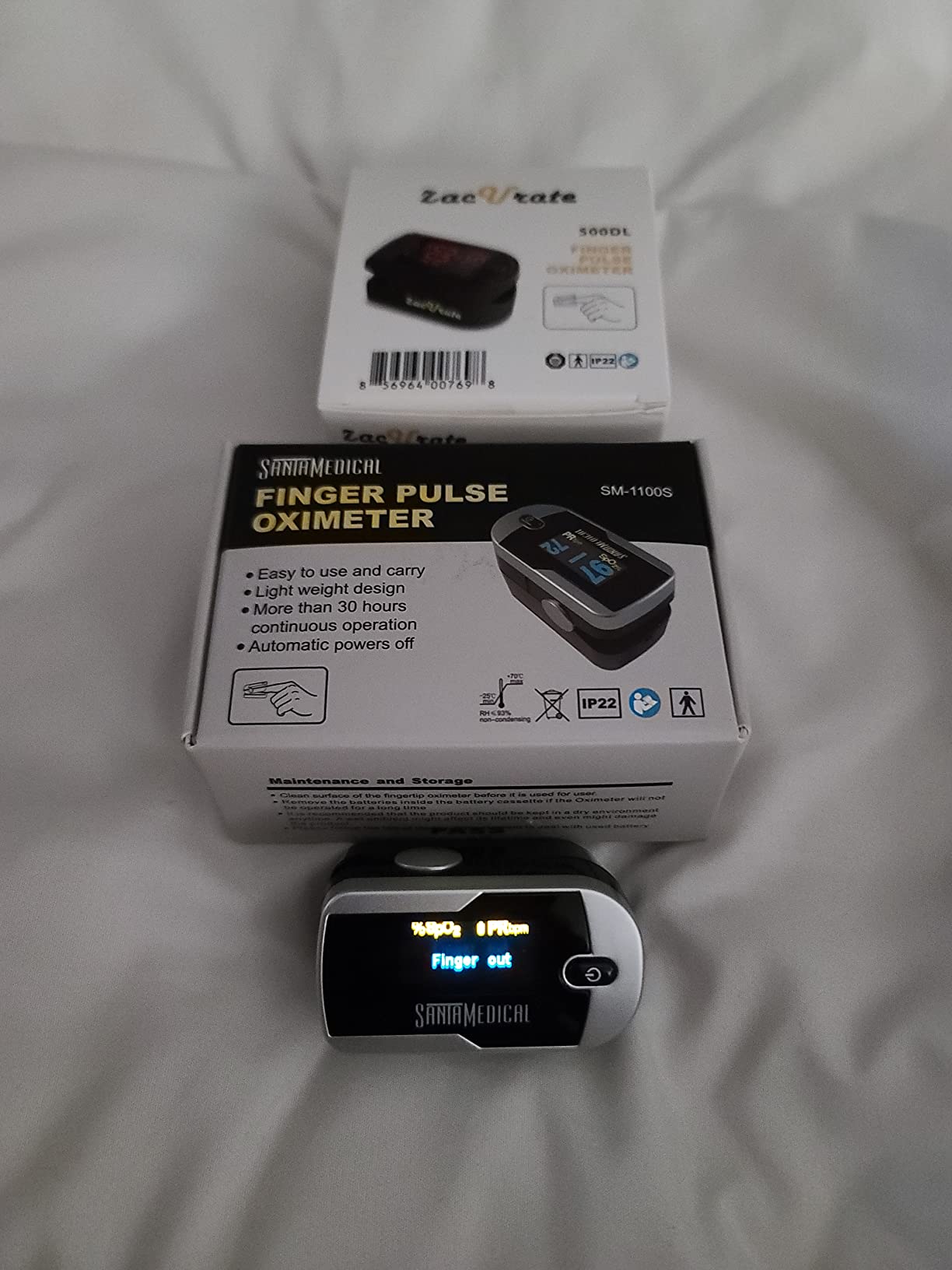 Santamedical Generation 2 Fingertip Pulse Oximeter with Lanyard customer photo 2