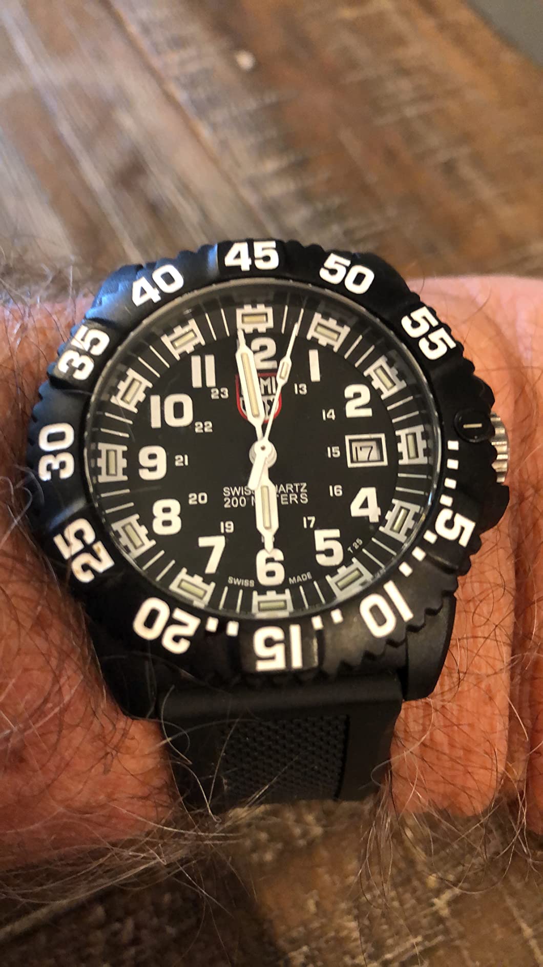 Luminox - Original Navy Seal- Mens Watch - Military Dive Watch - Date Function - 200m Water Resistant - Mens Watches - Made in Switzerland customer photo 1