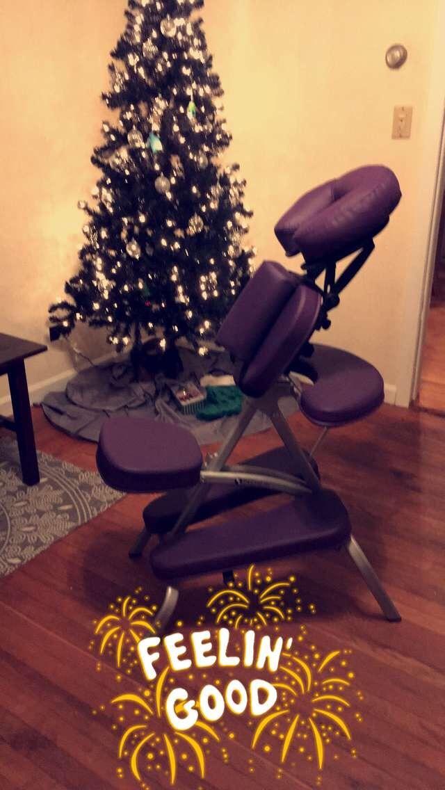 EARTHLITE Portable Massage Chair Package VORTEX - Portable, Compact, Strong and Lightweight incl. Carry Case, Sternum Pad & Strap (15lbs) customer photo 2