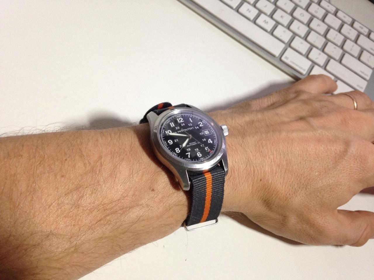Hamilton Khaki Field Automatic Men's Watch, 38mm Stainless Steel Case customer photo 1