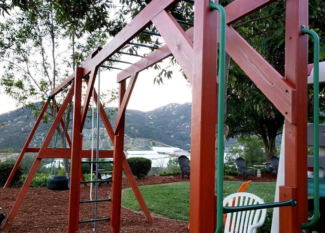 Swing-N-Slide WS 4564 Metal Monkey Bars with Six 21.5