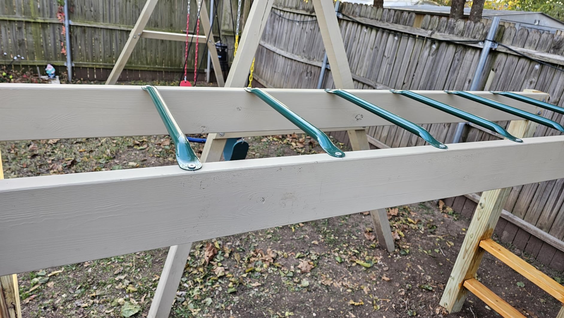 Swing-N-Slide WS 4564 Metal Monkey Bars with Six 21.5
