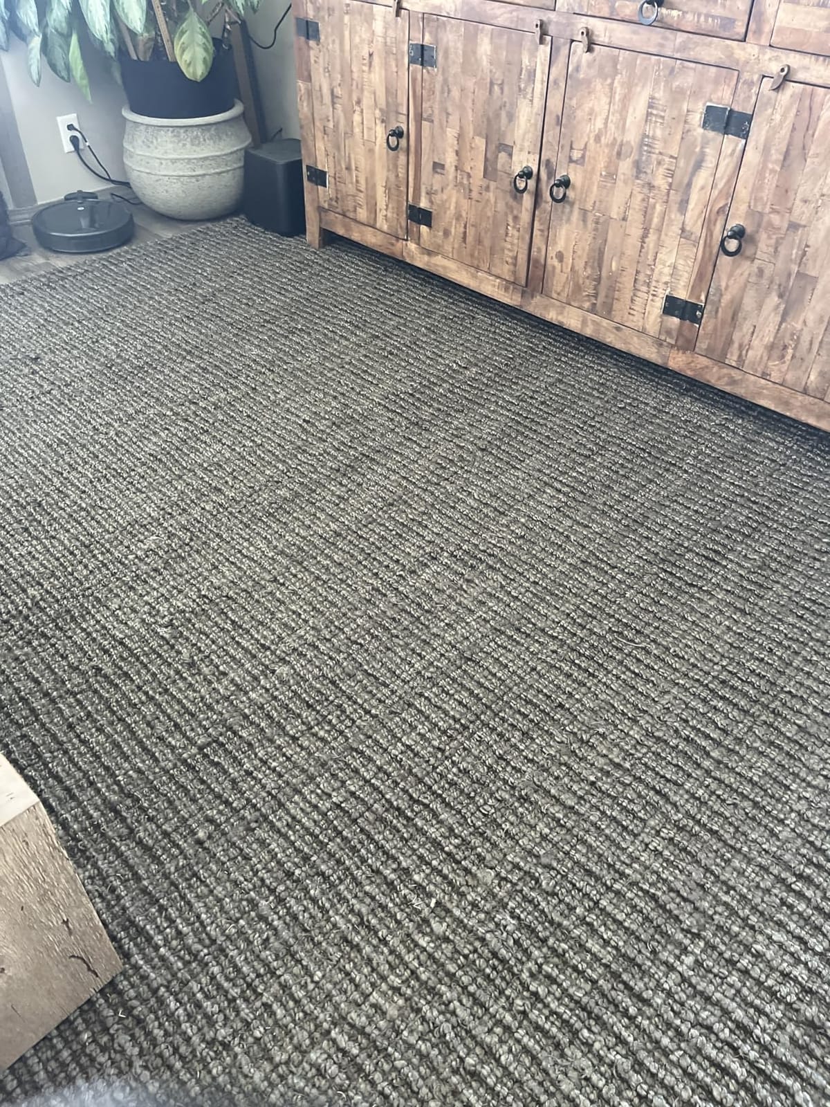 SAFAVIEH Natural Fiber Area Rug 9x12, Jute Knotted Large Natural NF447A customer photo 2