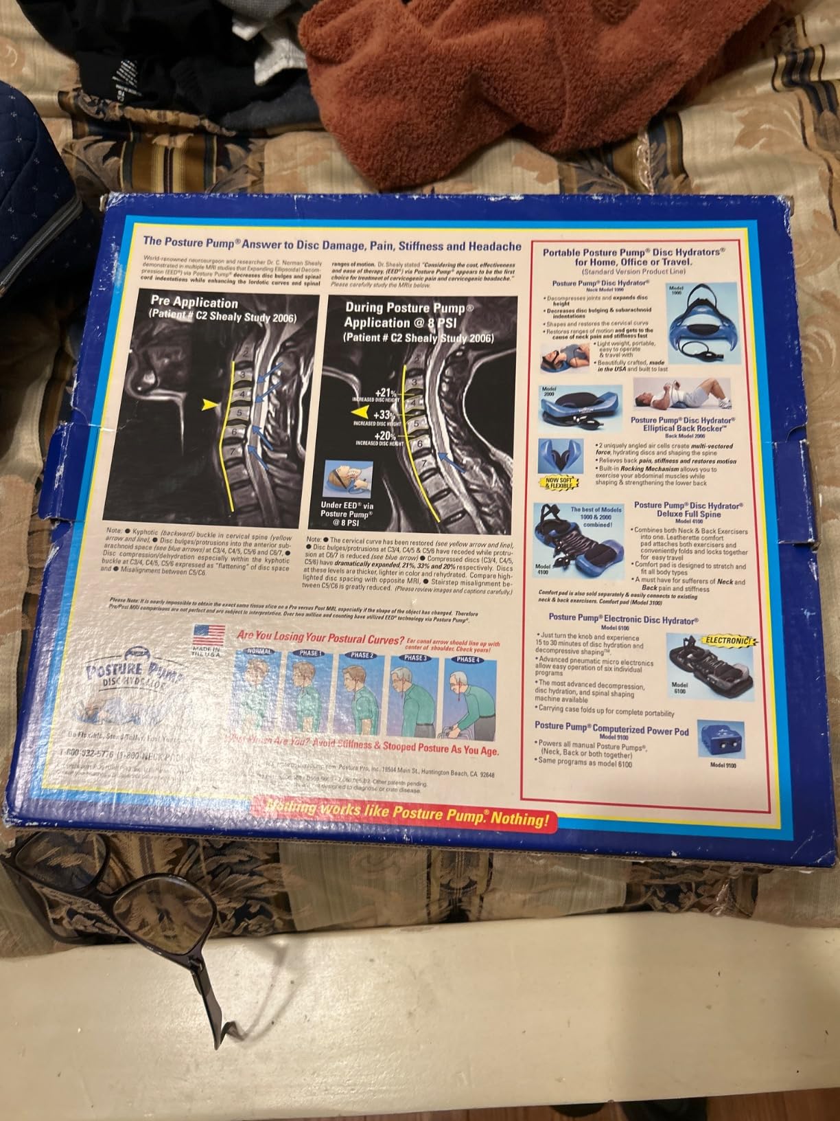 Posture Pump® Model 1100-S Single Air Cell Cervical Decompression Device customer photo 1