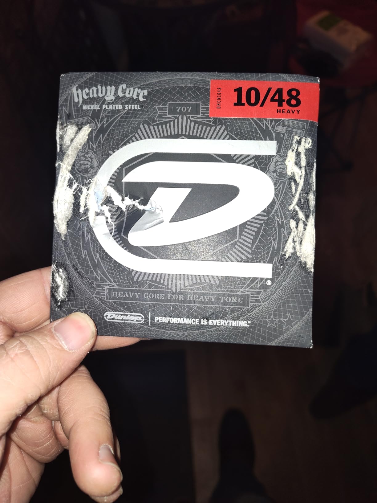Jim Dunlop Heavy Core Electric Guitar Strings 10-48 customer photo 1