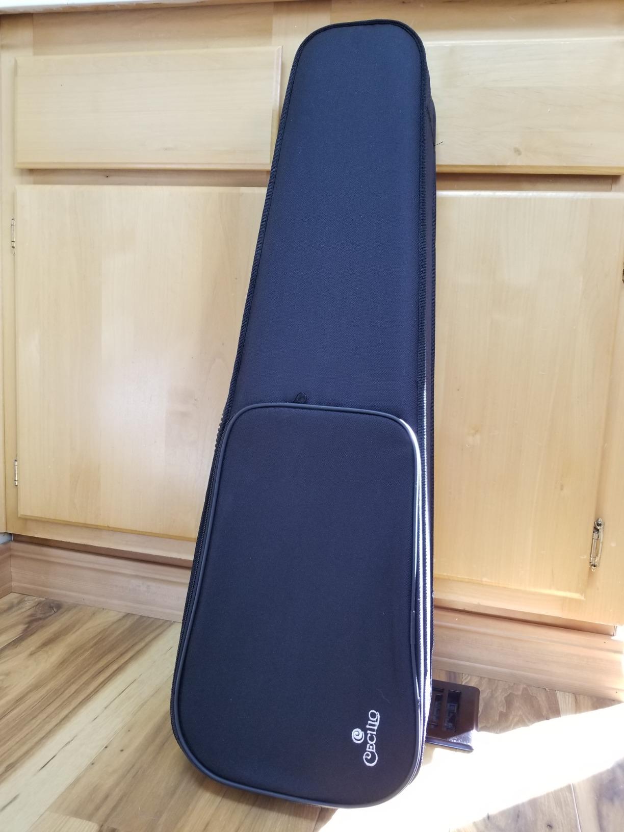 Cecilio 4/4 Full Size Electric Violin, Solid Maple with Ebony Fittings, Red customer photo 2