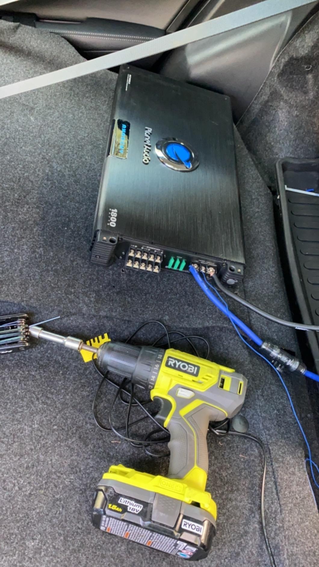 Planet Audio AC1800.5 5 Channel Car Amplifier - 1800 High Output, High/Low Level Inputs, High/Low Pass Crossover, Full Range, Bass for Subwoofer customer photo 2