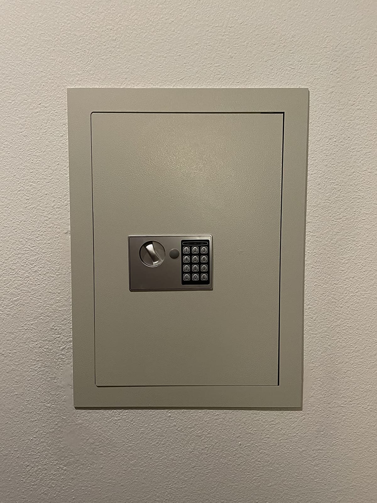 In-Wall Safe with Keypad and 2 Manual Override Keys - Protect Money, Jewelry, and Passports at Home or Business by Paragon Safes (White) customer photo 1