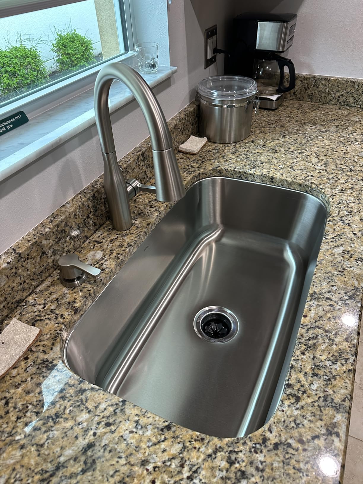 Kraus 23 Inch Stainless Steel Kitchen Sink, Durable 18 Gauge Single Bowl Kitchen Sinks Undermount, KBU12 customer photo 1