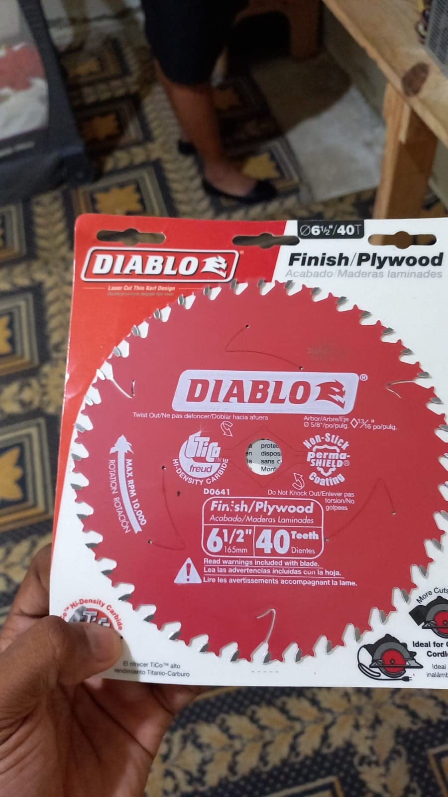 Diablo Finish Trim Saw Blade - 6-1/2