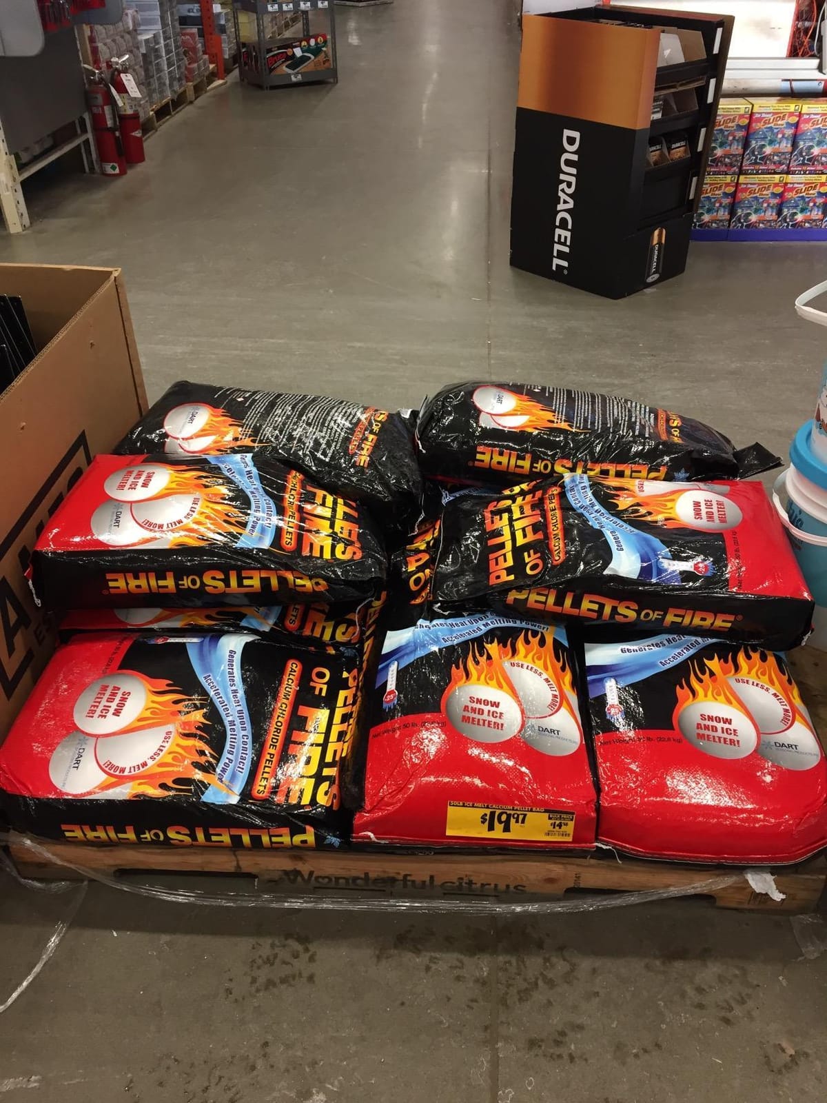 Snow Joe Pellets of Fire Ice Melter, Heat-Generating Calcium Chloride Pellets, 50 Lbs - Fast-Acting Deicer and Remover for Concrete, Driveway, Sidewalk, and Outdoor Spaces, Pellets of Fire customer photo 1