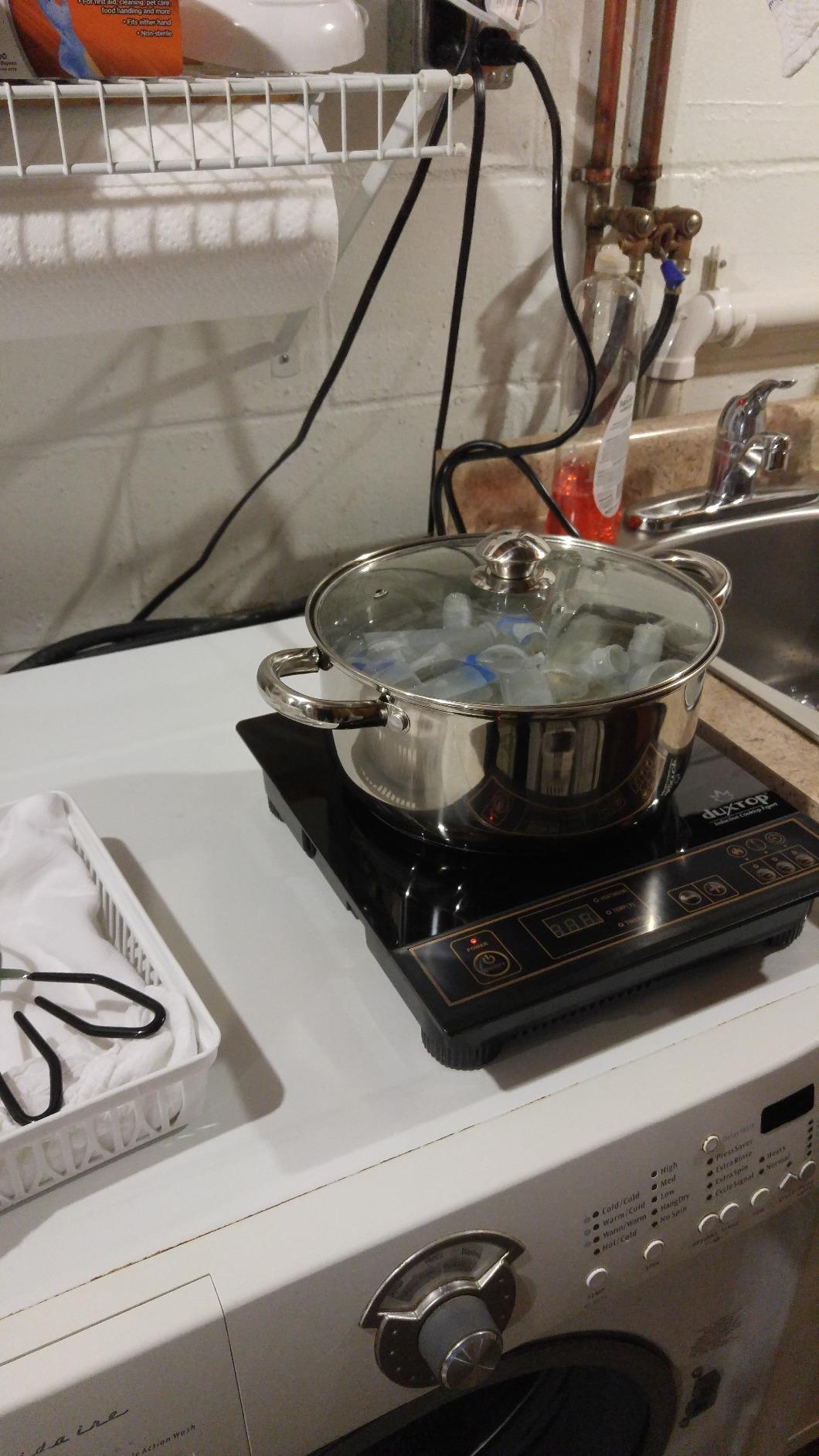Duxtop 1800W Portable Induction Cooktop Countertop Burner, Gold 8100MC | BT-180G3 customer photo 1