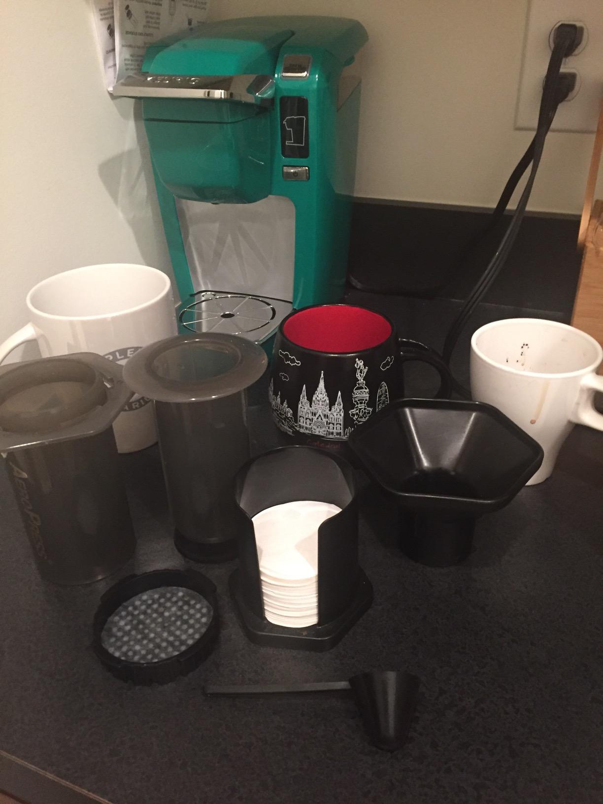 AeroPress Original Coffee Press, French Press, Pour-Over & Espresso Style | All-in-One Manual Coffee Maker, 2-Minute Brew, Less Bitterness, More Flavor, Portable, Travel & Camping customer photo 2
