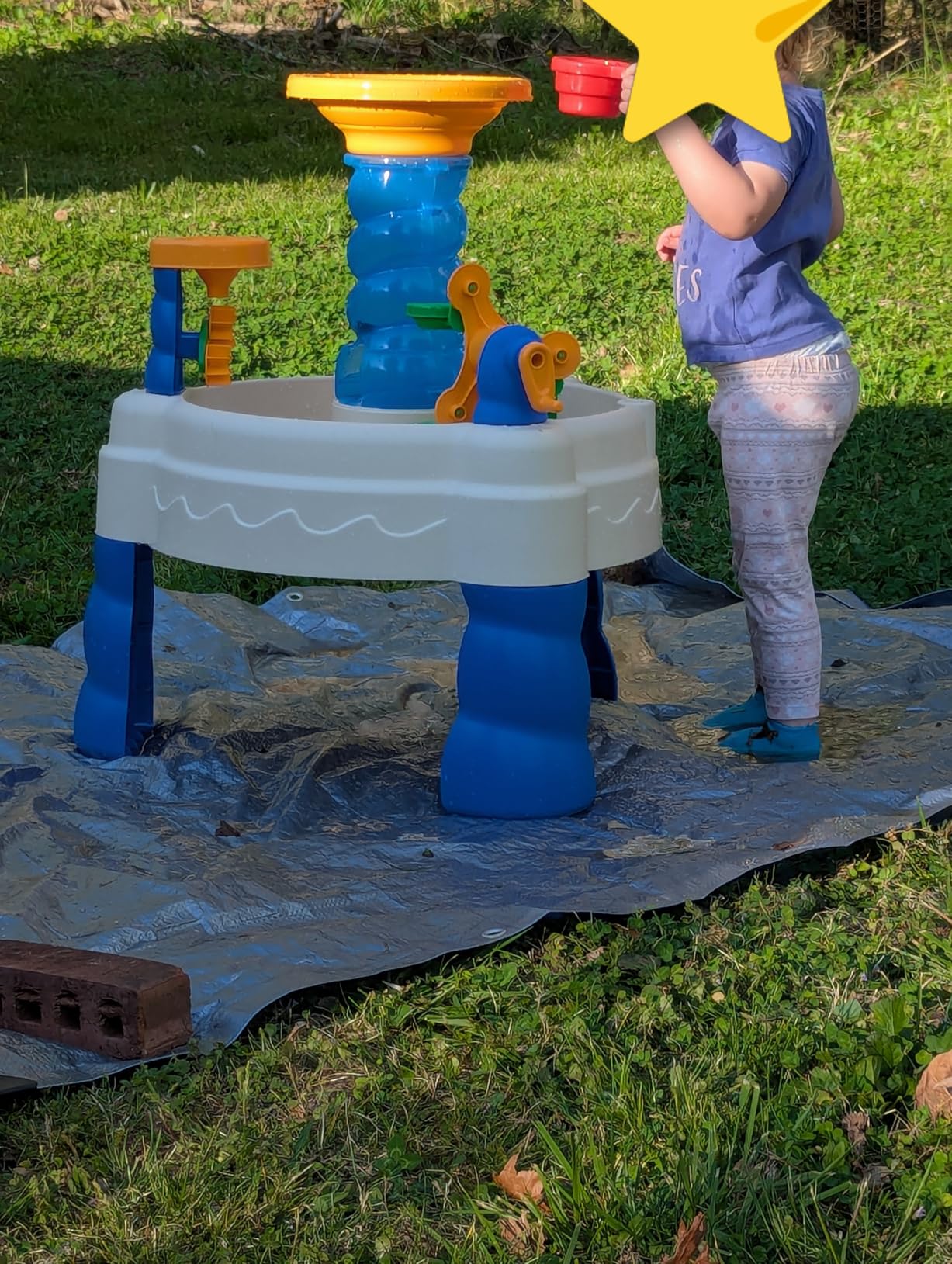 Little Tikes Spiralin' Seas Waterpark Play Table, Multicolor customer photo 2