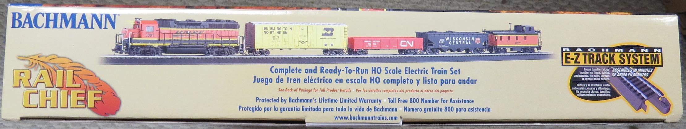 Bachmann Trains Rail Chief Ready to Run Electric Train Set, HO Scale | Complete 130 Piece Set; Locomotive, Rolling Stock, Track, Power Pack and Speed Controller, Build Your Model Railroad, #706 customer photo 2