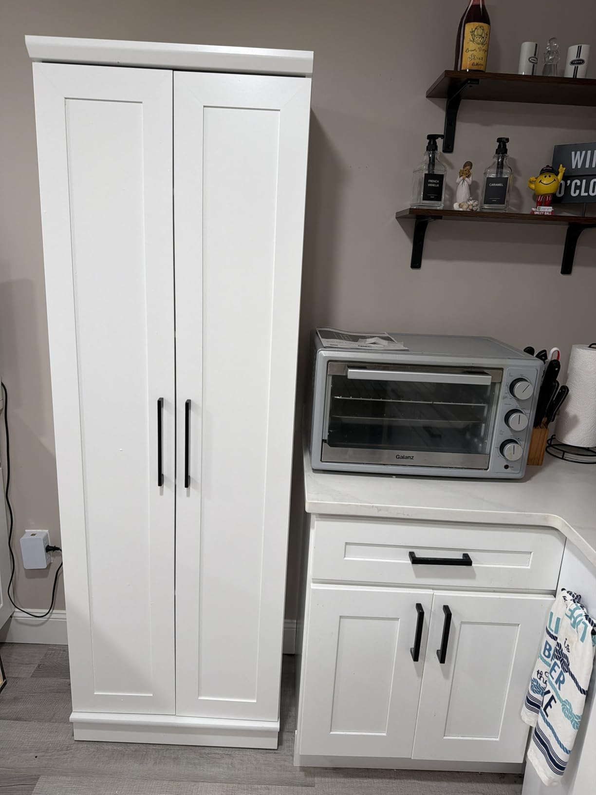 Sauder HomePlus Storage Cabinet/ Pantry cabinets, Dakota Oak finish customer photo 1