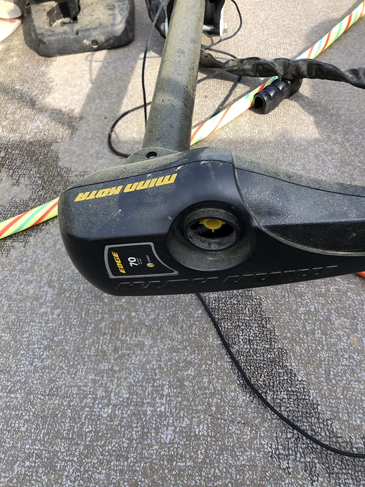 Minn Kota Edge Bow-Mount Electric Trolling Motor with Foot Pedal Control - 70 Lb. Thrust, 52 In. Shaft, Freshwater customer photo 1