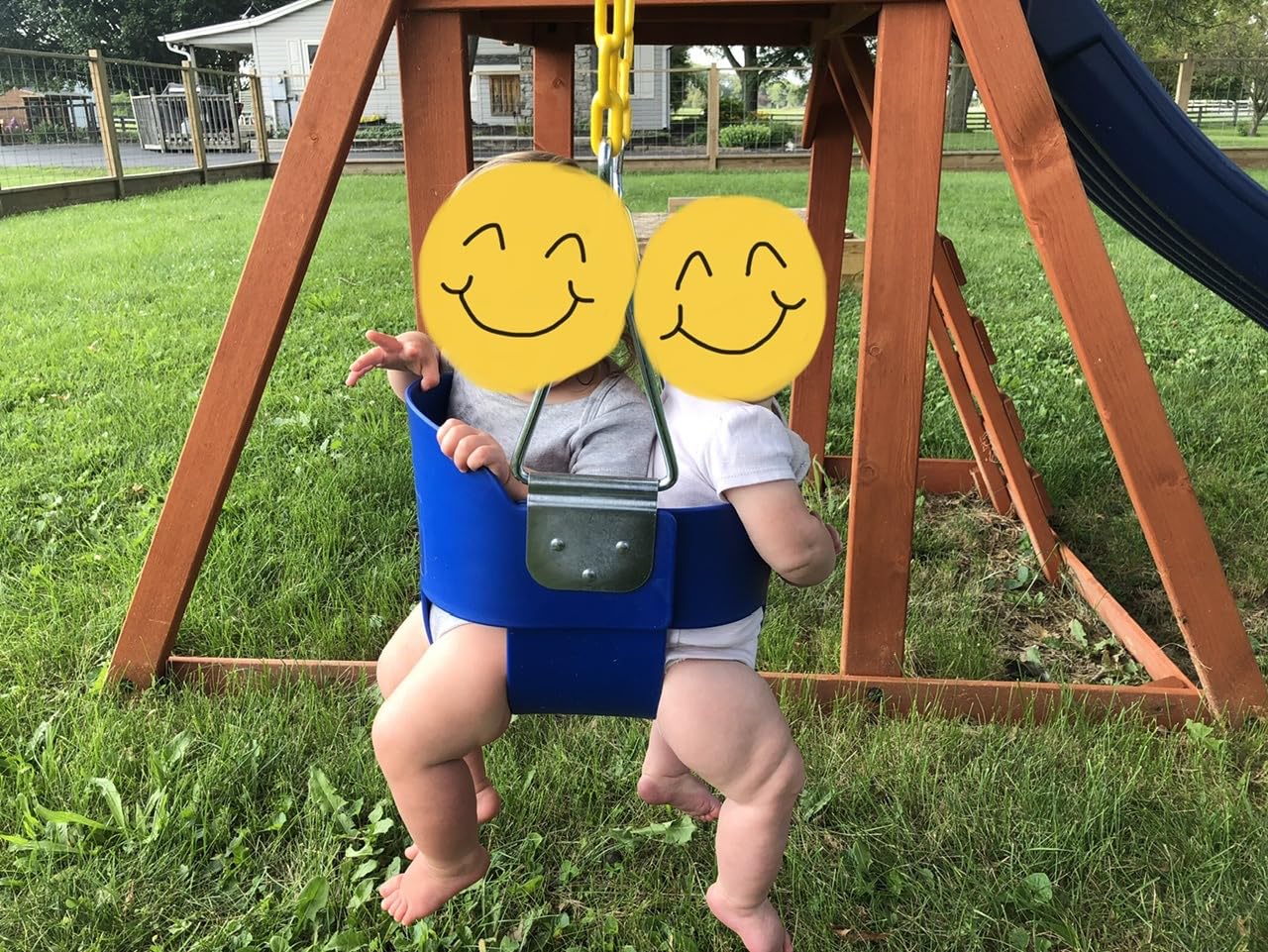 Eastern Jungle Gym Heavy-Duty High Back Full Bucket Toddler Swing, Green customer photo 2