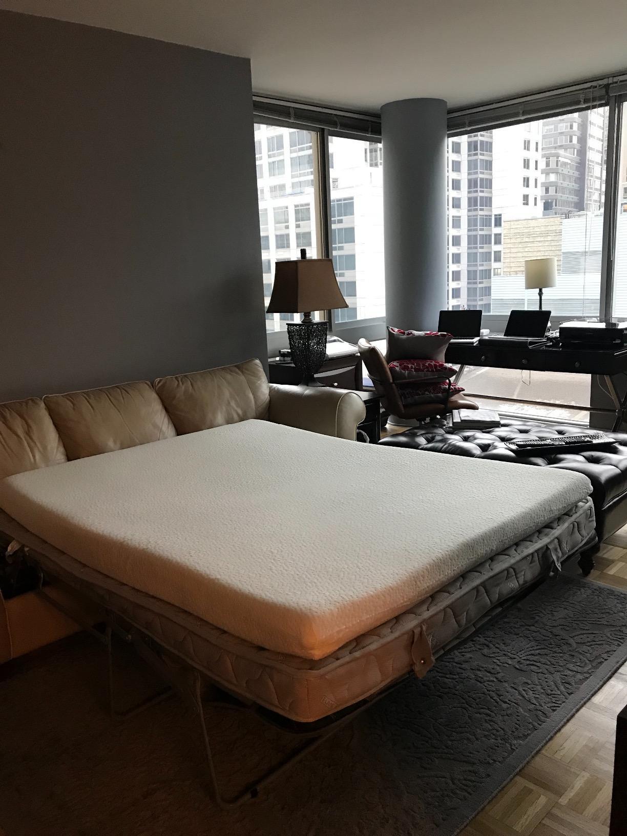 ROOST SLEEP Memory Foam Sofa Bed Mattress, 4.5-Inch – Cool Cloud Queen Size Replacement for Pull-Out Couch, Sleeper Sofa, Hide-A-Bed – Soft, Supportive Fold-Out Mattress customer photo 2