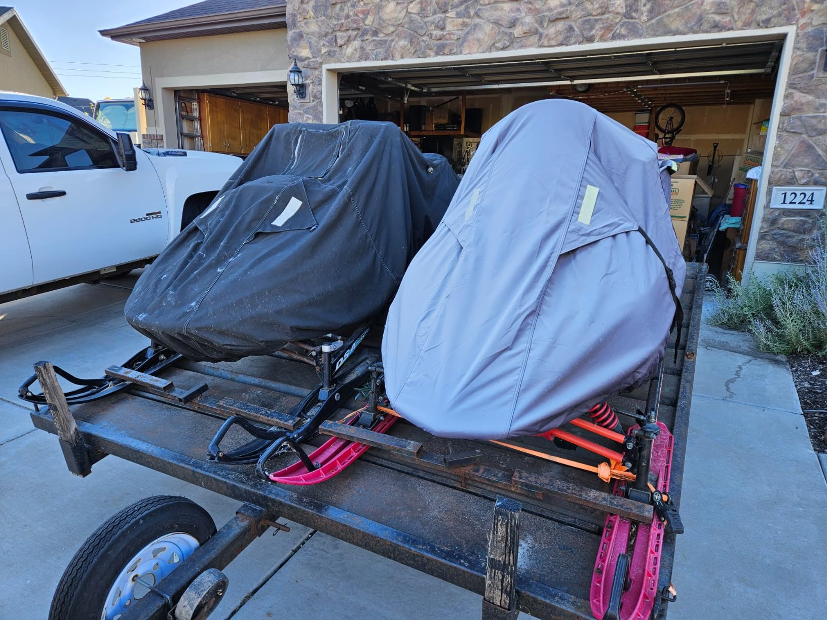 Budge Sportsman Trailerable Snowmobile Cover, Waterproof, Fits Up to 115