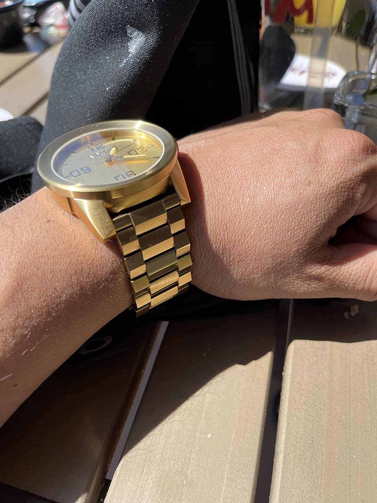 Nixon Corporal SS A346. 100m Water Resistant XL Men’s Watch (48mm Watch Face. 24mm Stainless Steel Band) customer photo 2