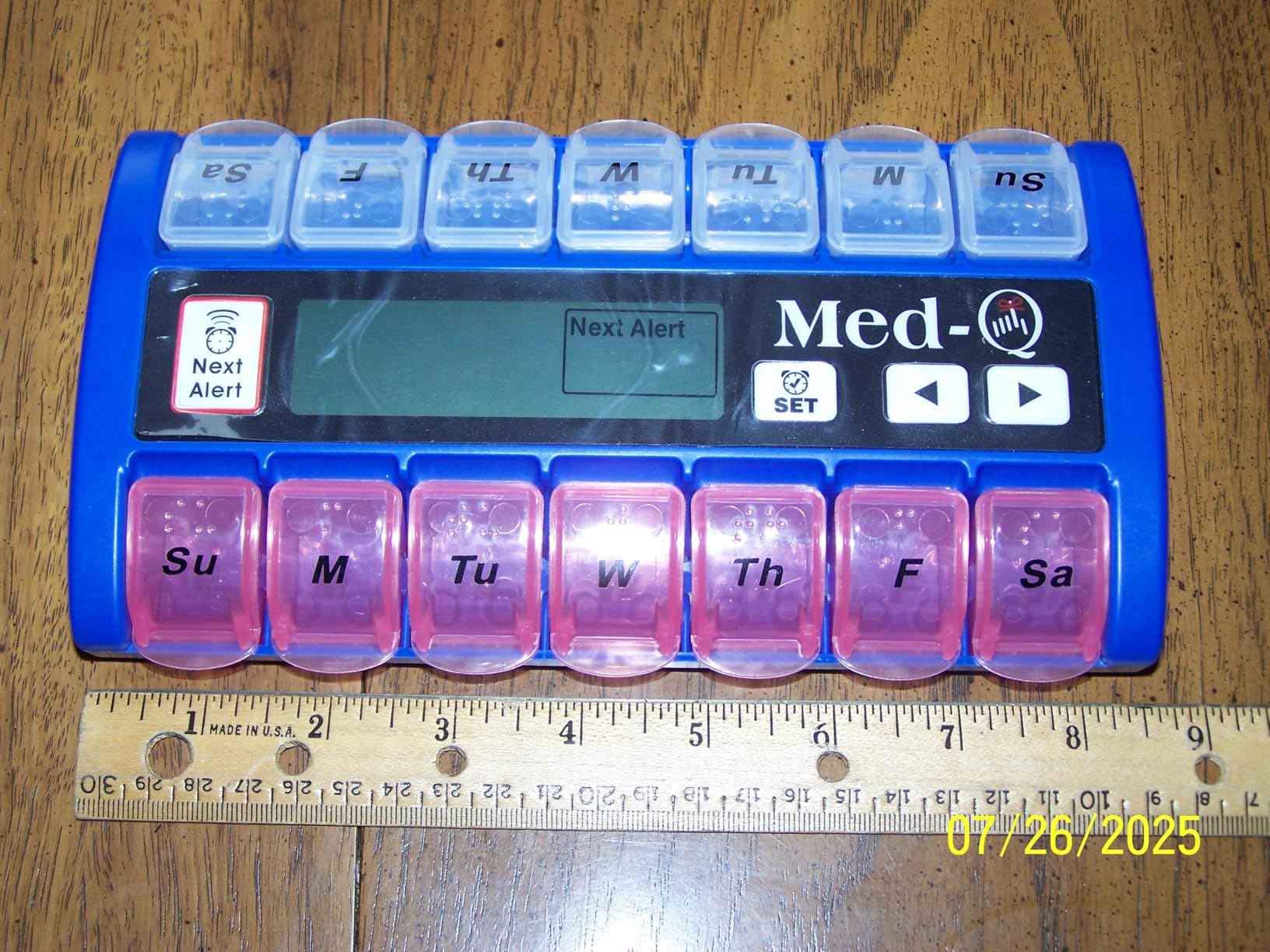 Med-Q Electronic Pill Dispenser with Alarm for Dementia and Elderly customer photo 1