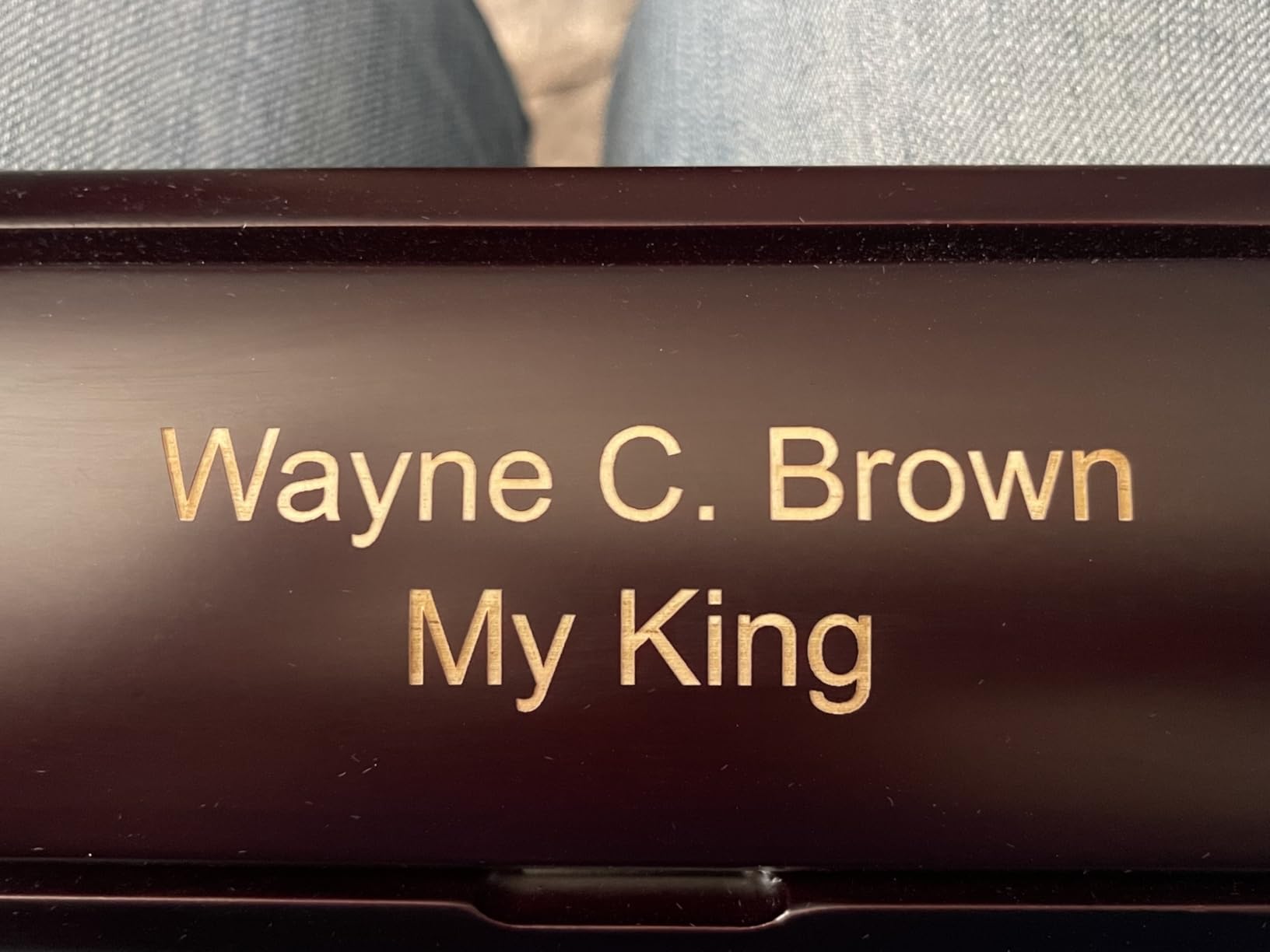 Executive Gift Shoppe Personalized Ballpoint Pen & Pencil Set in Rosewood Box with Custom Engraving customer photo 2