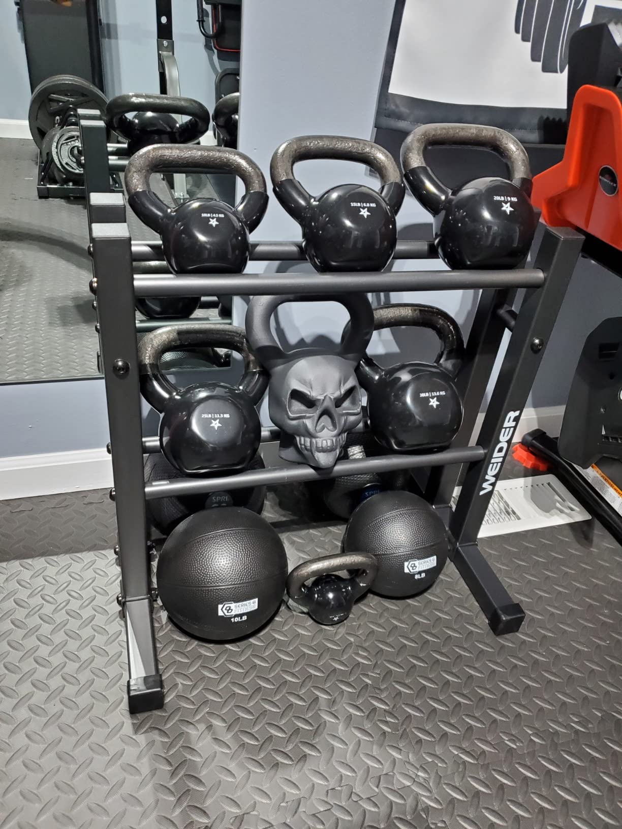 Yes4All Kettlebell, Vinyl Coated Kettlebell Cast Iron Sets with Stable Flat Bottom for Full Body Workout, Push up, Grip Strength Training & Weights Exercises customer photo 1