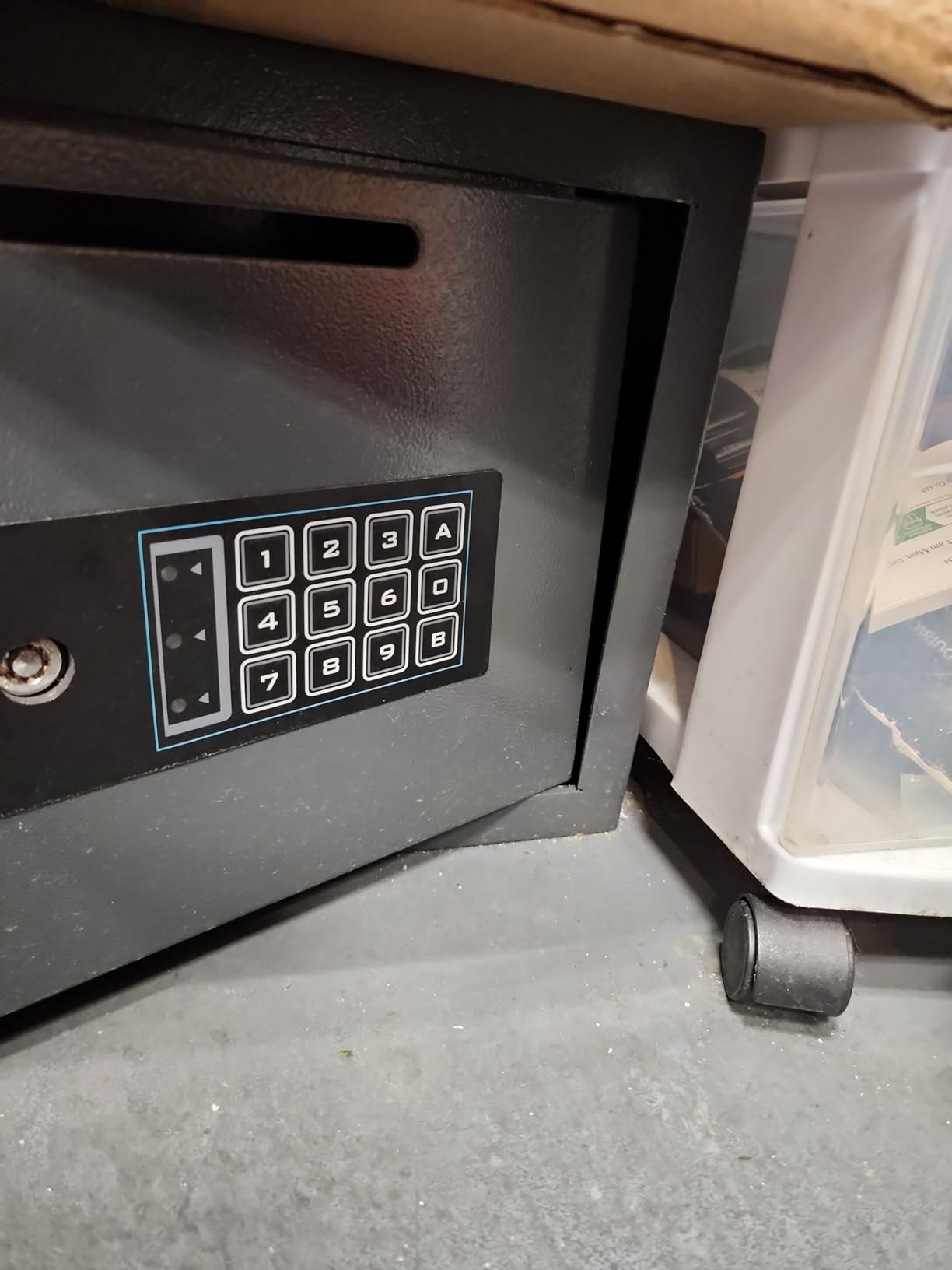 Drop Safe - Digital Compact Steel Money Security Box with Keypad - Deposit Cash Easily – For Home or Business by Paragon Safe - Black, .54 Cubic Feet customer photo 1