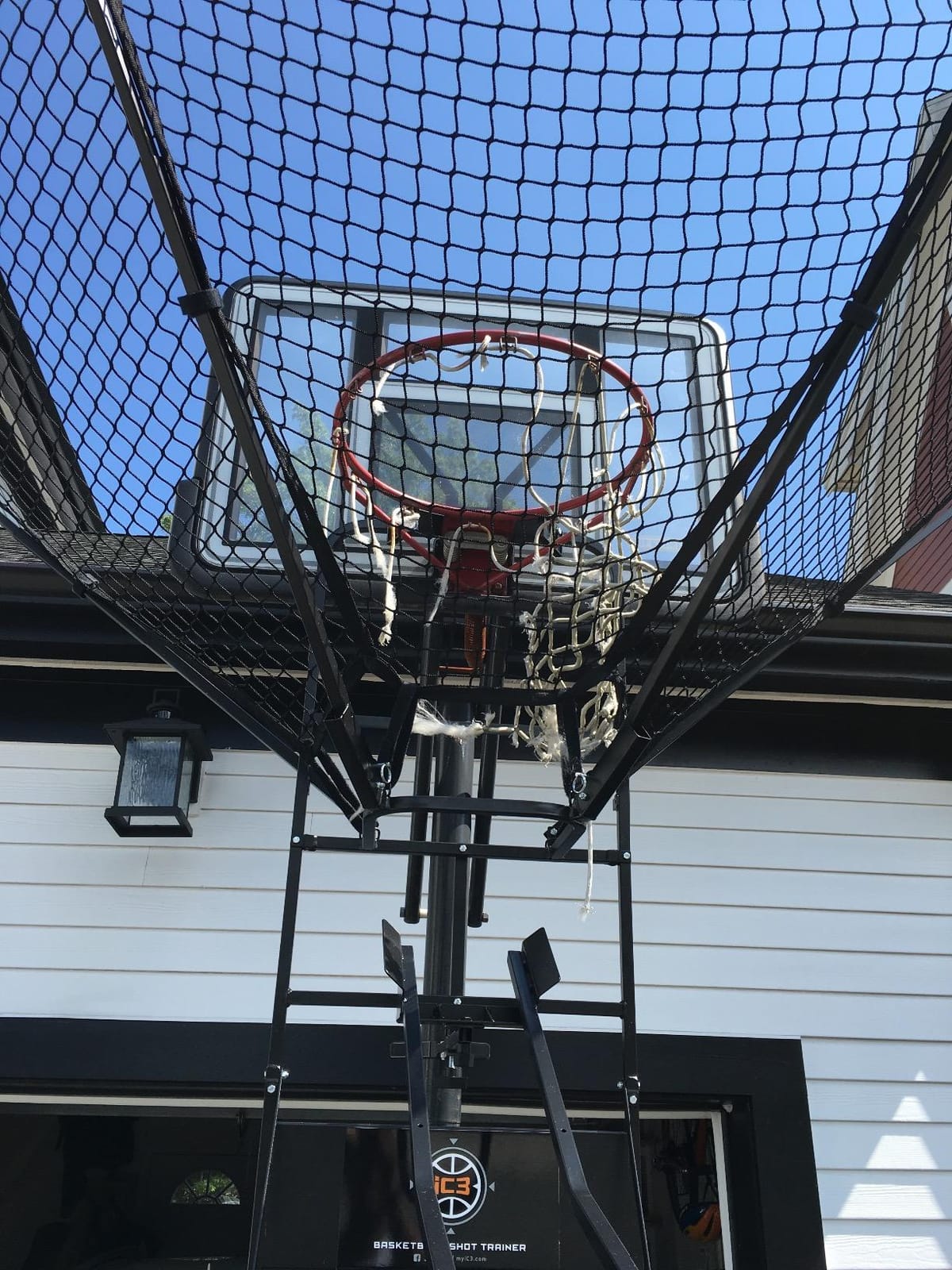Dr. Dish IC3 Basketball Shot Trainer Rebounder with Net Return System customer photo 1