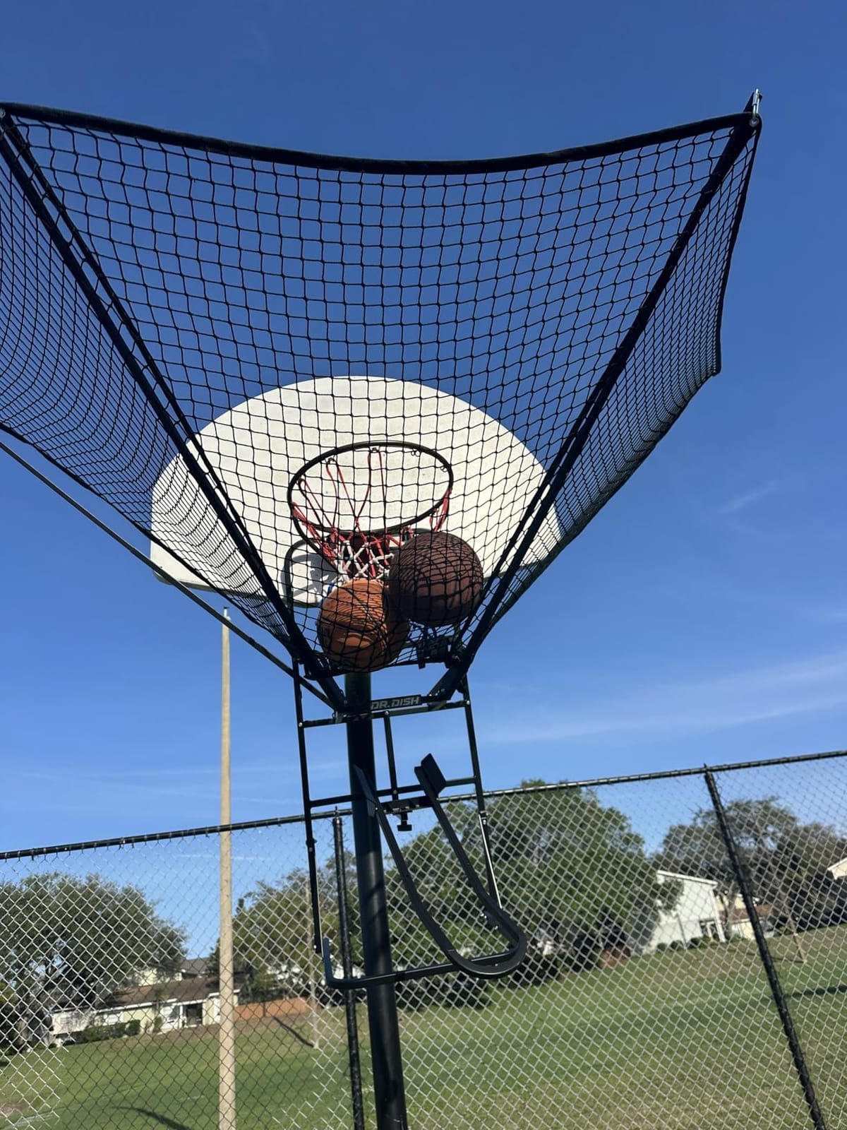 Dr. Dish IC3 Basketball Shot Trainer Rebounder with Net Return System customer photo 2