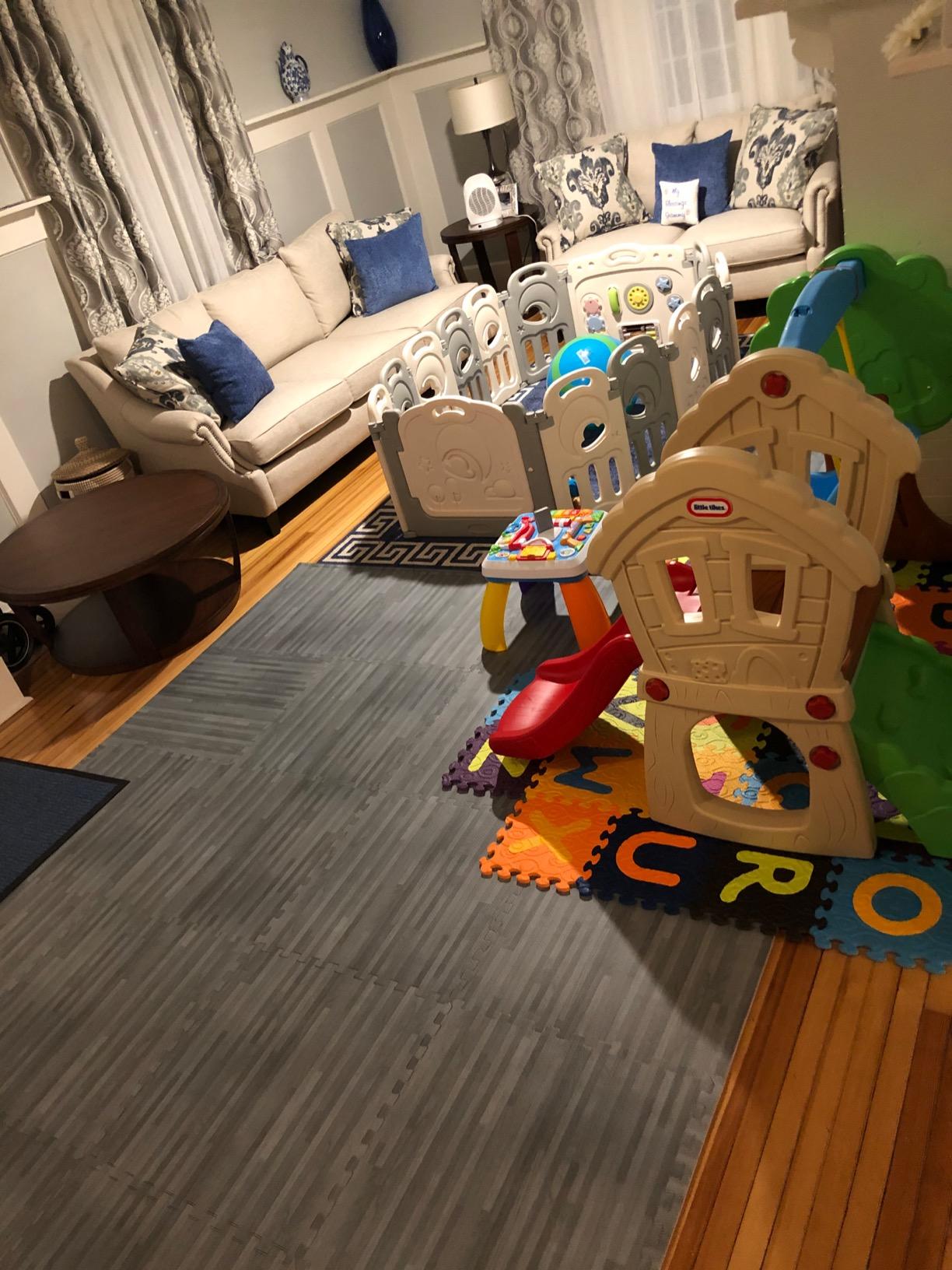 Little Tikes Hide & Seek Climber and Swing, Indoor Outdoor with Slide - Easy Set Up - Toddler Playset, 53.50''L x 52.00''W x 41.00''H customer photo 1