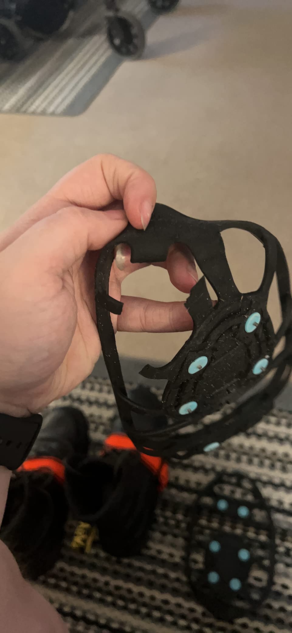 Due North Everyday G3 Ice Cleats for Shoes & Boots - Traction Spikes for Men & Women to Improve Grip on Snow & Ice customer photo 1