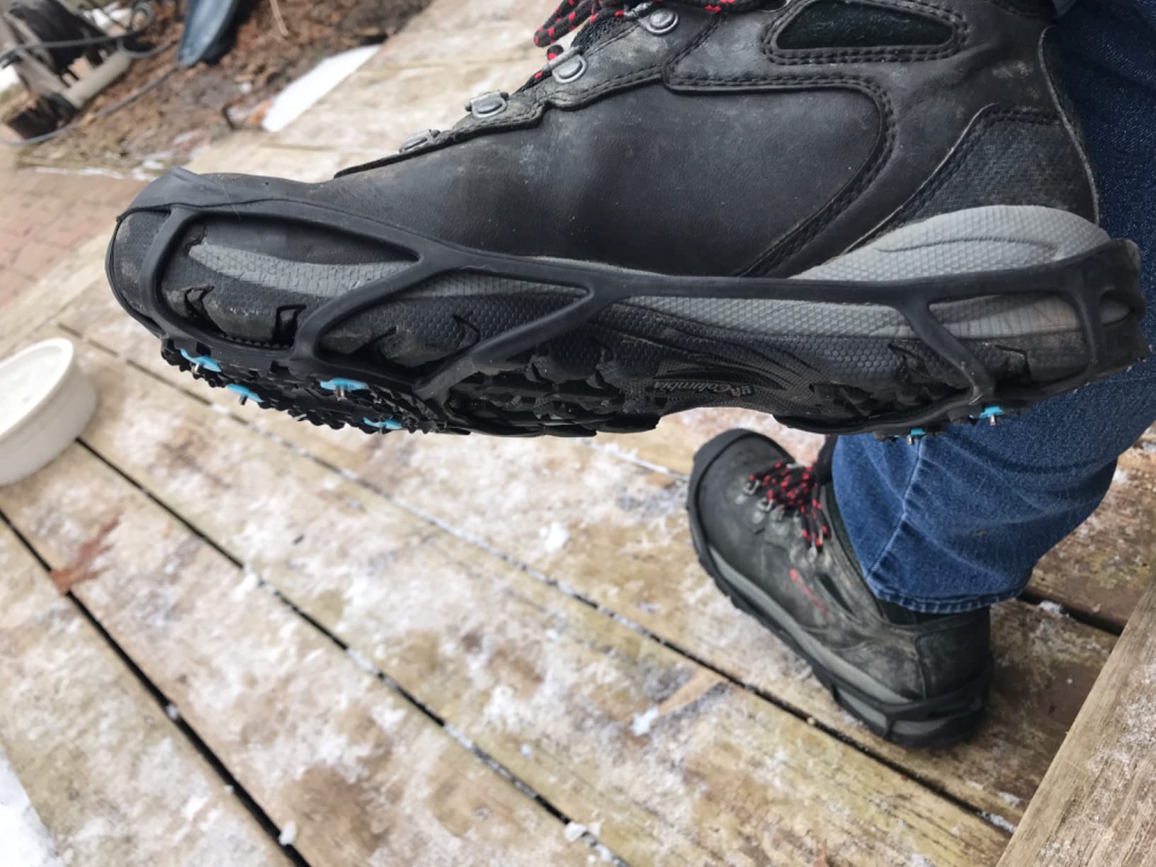 Due North Everyday G3 Ice Cleats for Shoes & Boots - Traction Spikes for Men & Women to Improve Grip on Snow & Ice customer photo 2