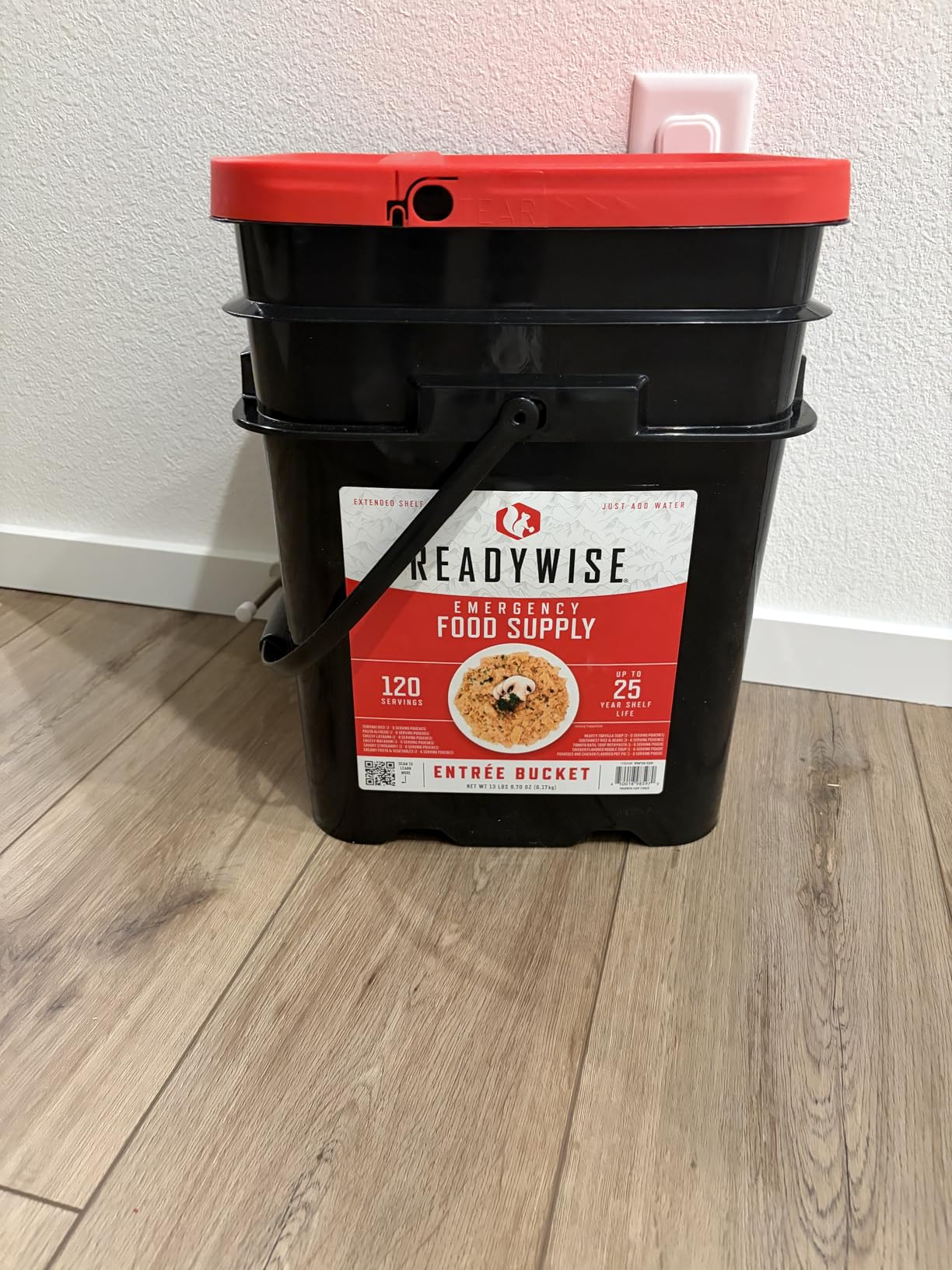 READYWISE Emergency Food Survival Supply, 104 Servings, Variety Bucket customer photo 1