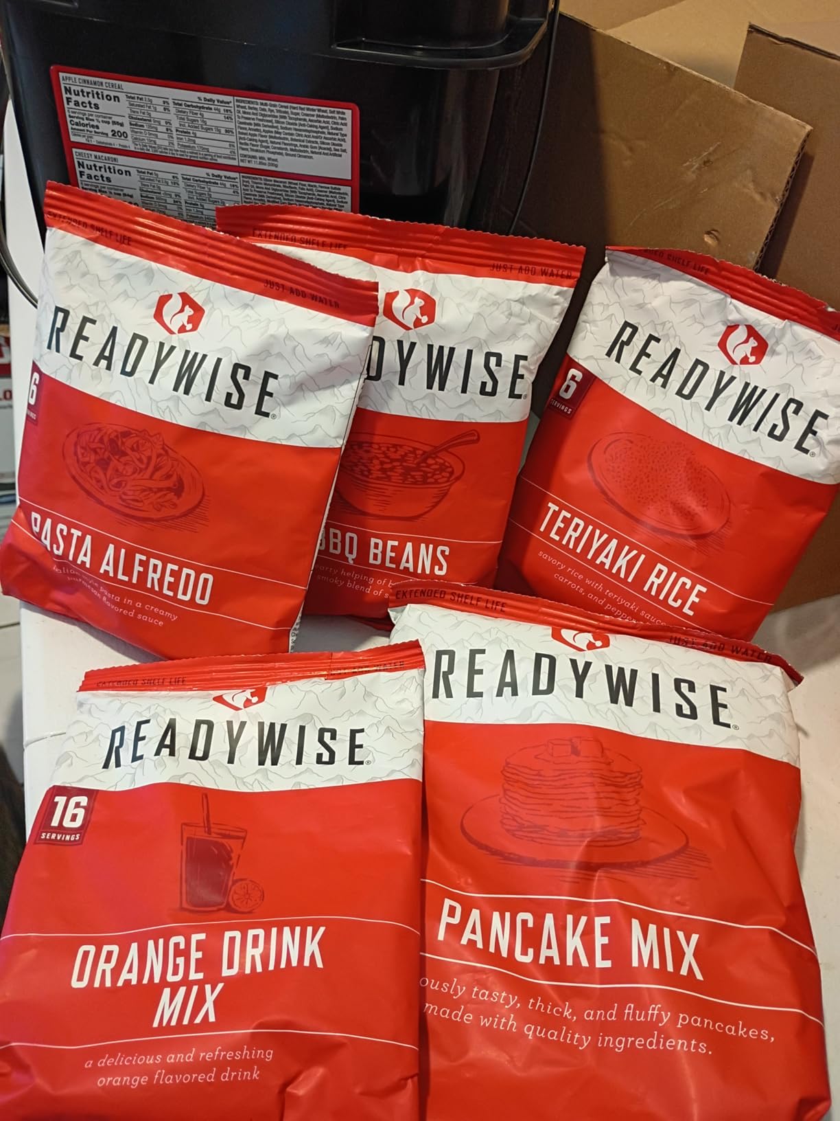 READYWISE Emergency Food Survival Supply, 104 Servings, Variety Bucket customer photo 2