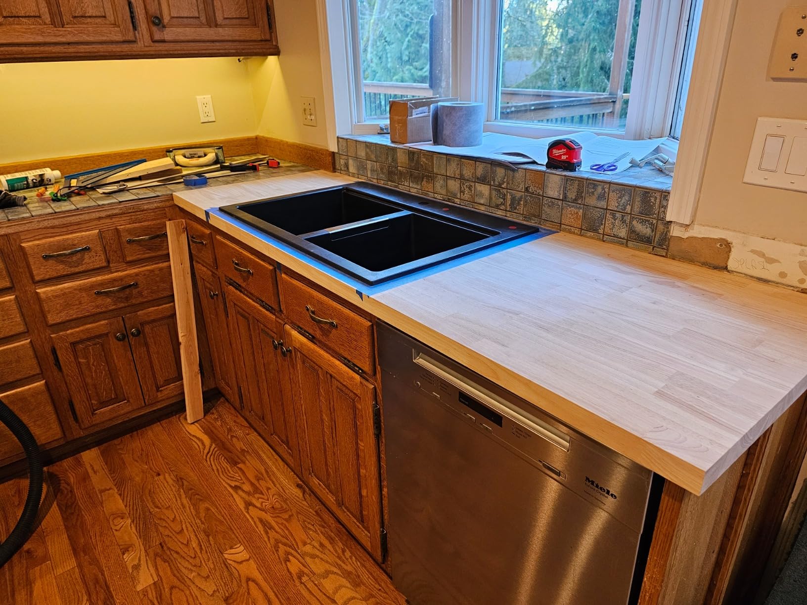 KRAUS Black Onyx 33 in Double Bowl Granite Kitchen Sink KGD-433B customer photo 1