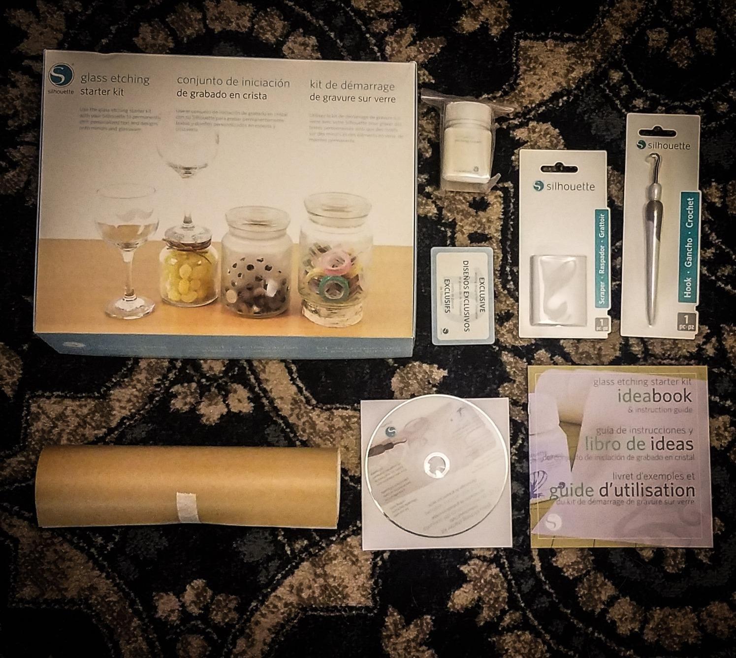 Silhouette Glass Etching Starter Kit customer photo 1