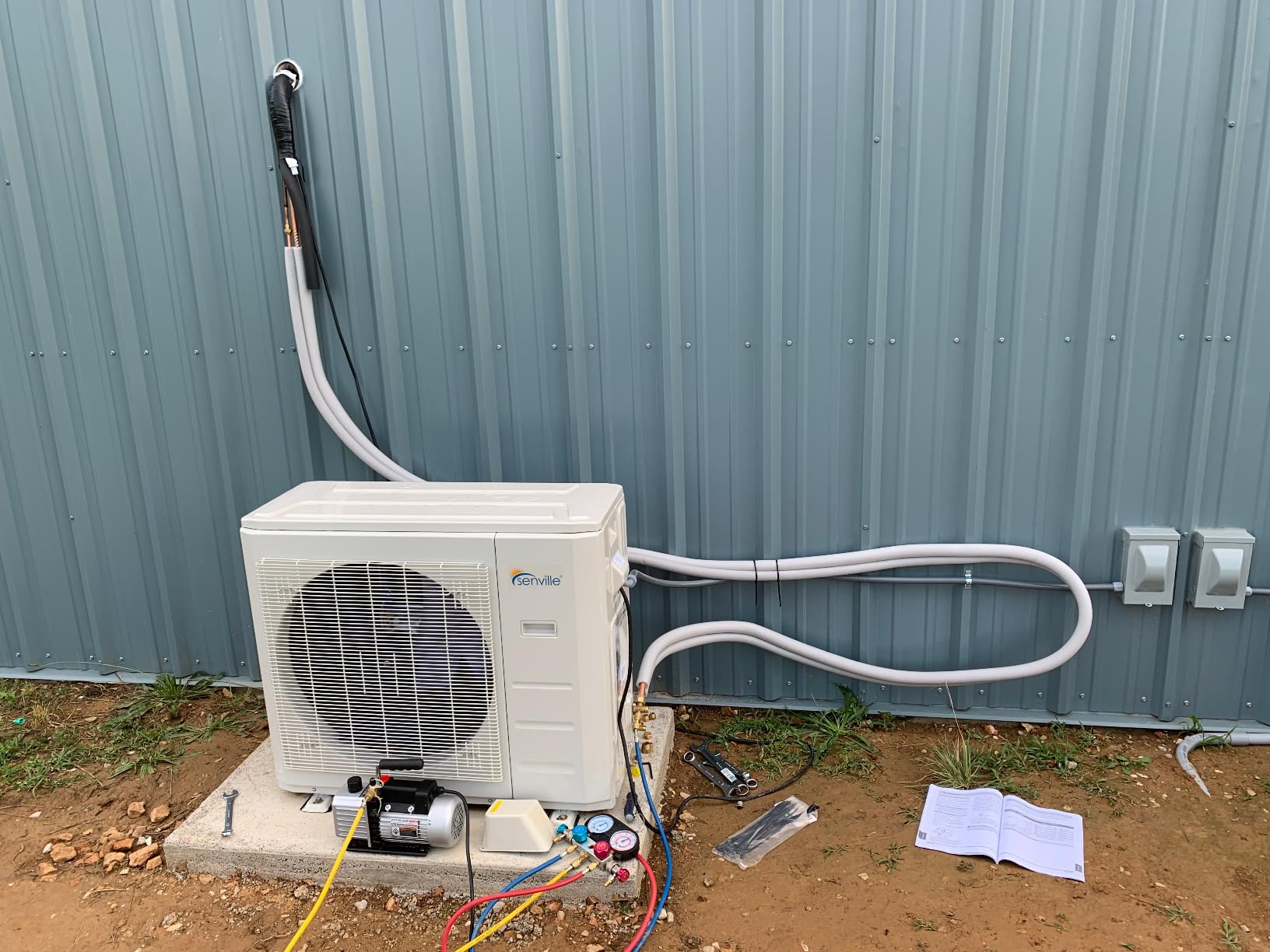 Senville AURA Mini Split Air Conditioner, Heat Pump, White, 24000 BTU customer photo 2