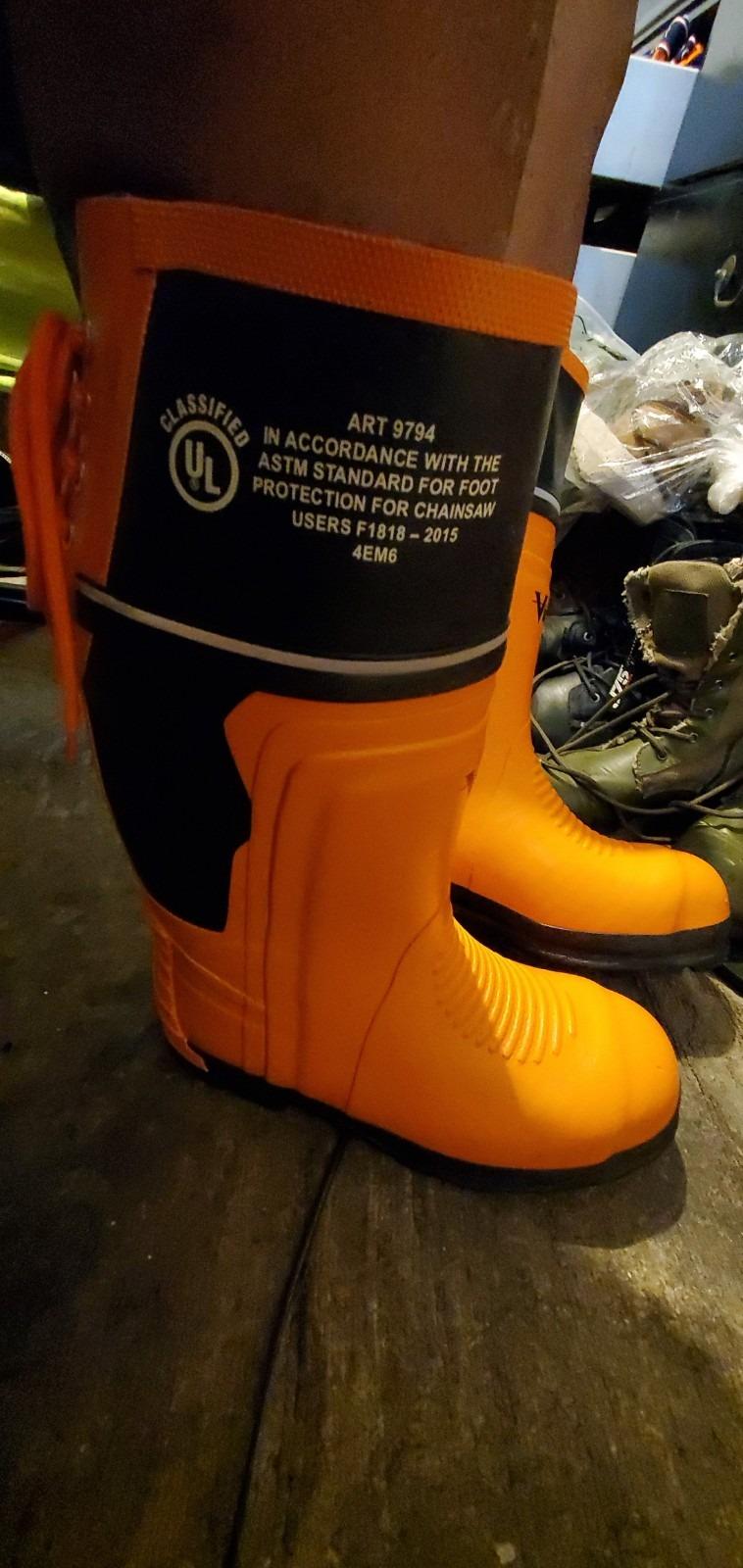 Viking Class 2 Ultra Flexible Chainsaw Boots - Protective Grade 1 Steel Toe Safety Shoes For Men with Slip-Resistant Soles customer photo 2